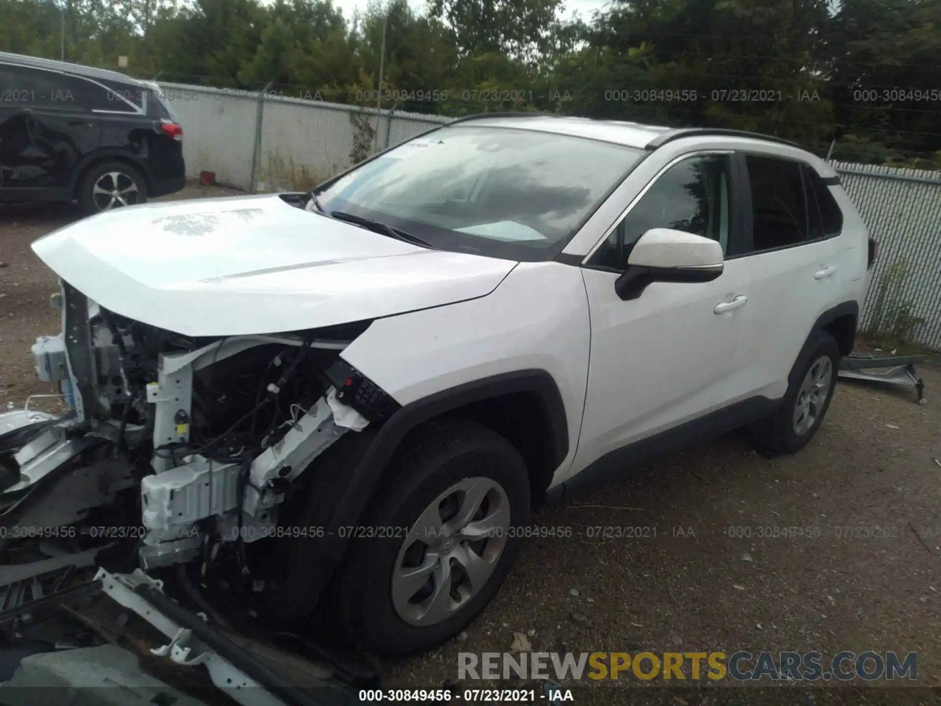 2 Photograph of a damaged car 2T3K1RFV1MW120761 TOYOTA RAV4 2021