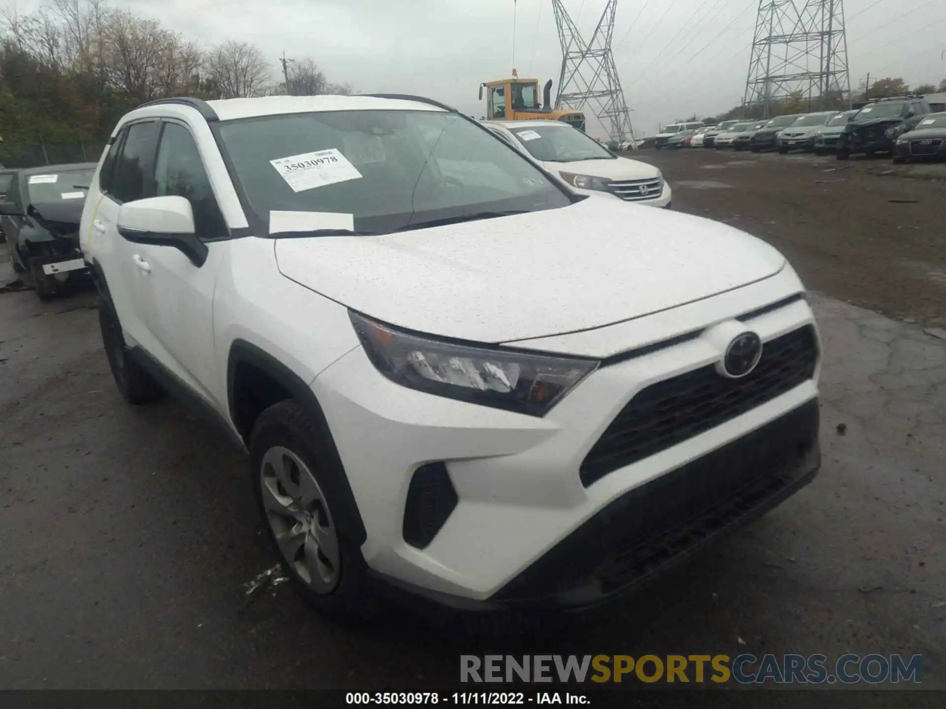 1 Photograph of a damaged car 2T3K1RFV1MW122140 TOYOTA RAV4 2021