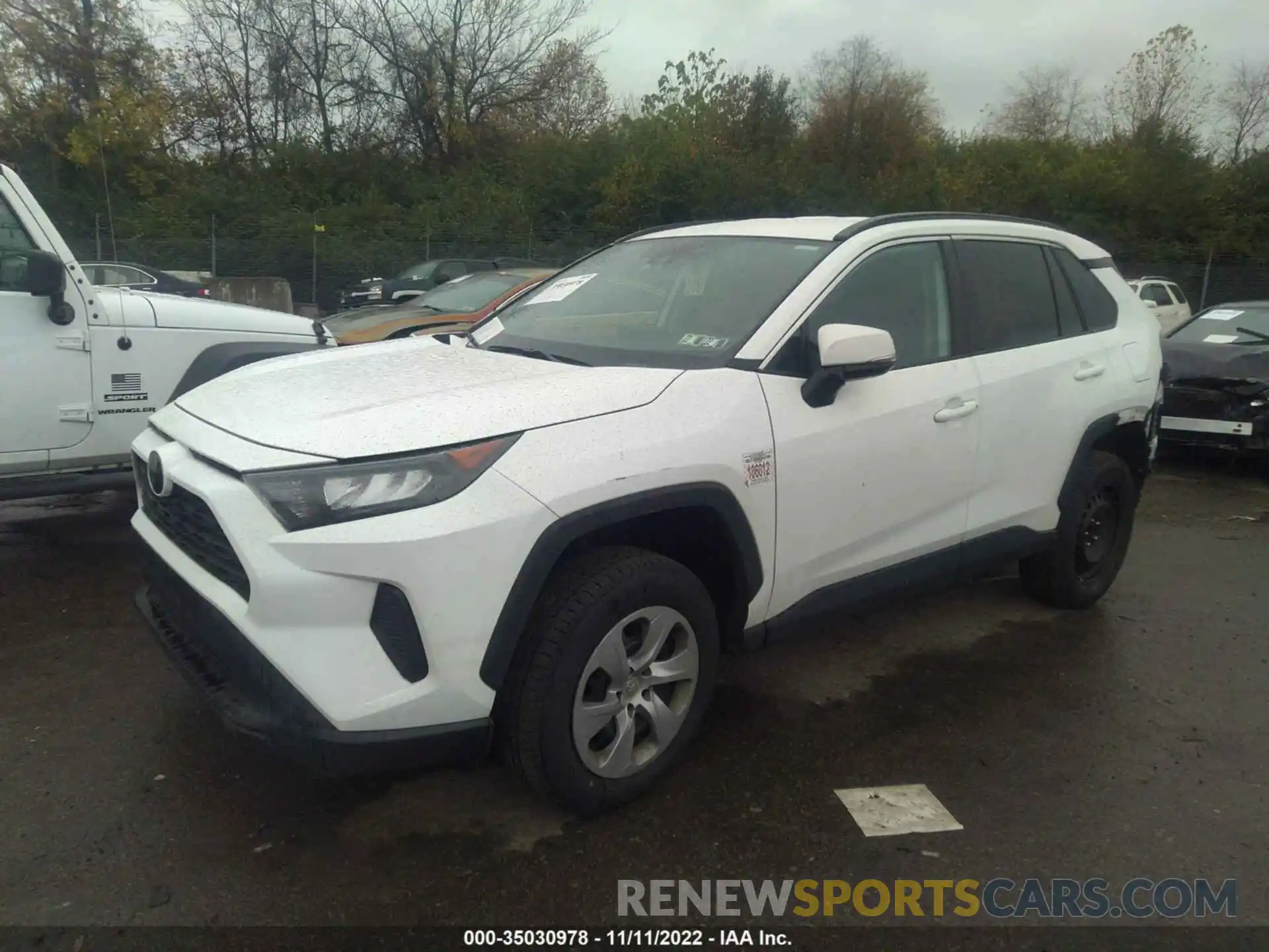 2 Photograph of a damaged car 2T3K1RFV1MW122140 TOYOTA RAV4 2021