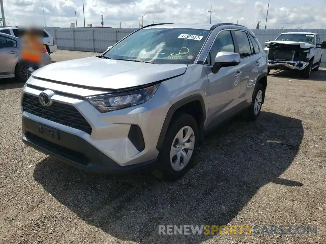 2 Photograph of a damaged car 2T3K1RFV2MC118602 TOYOTA RAV4 2021