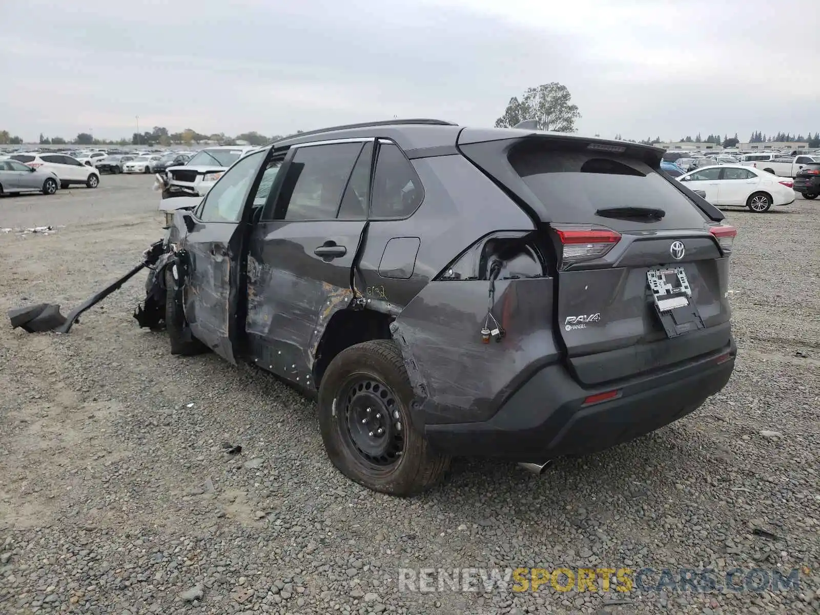 3 Photograph of a damaged car 2T3K1RFV3MC127924 TOYOTA RAV4 2021