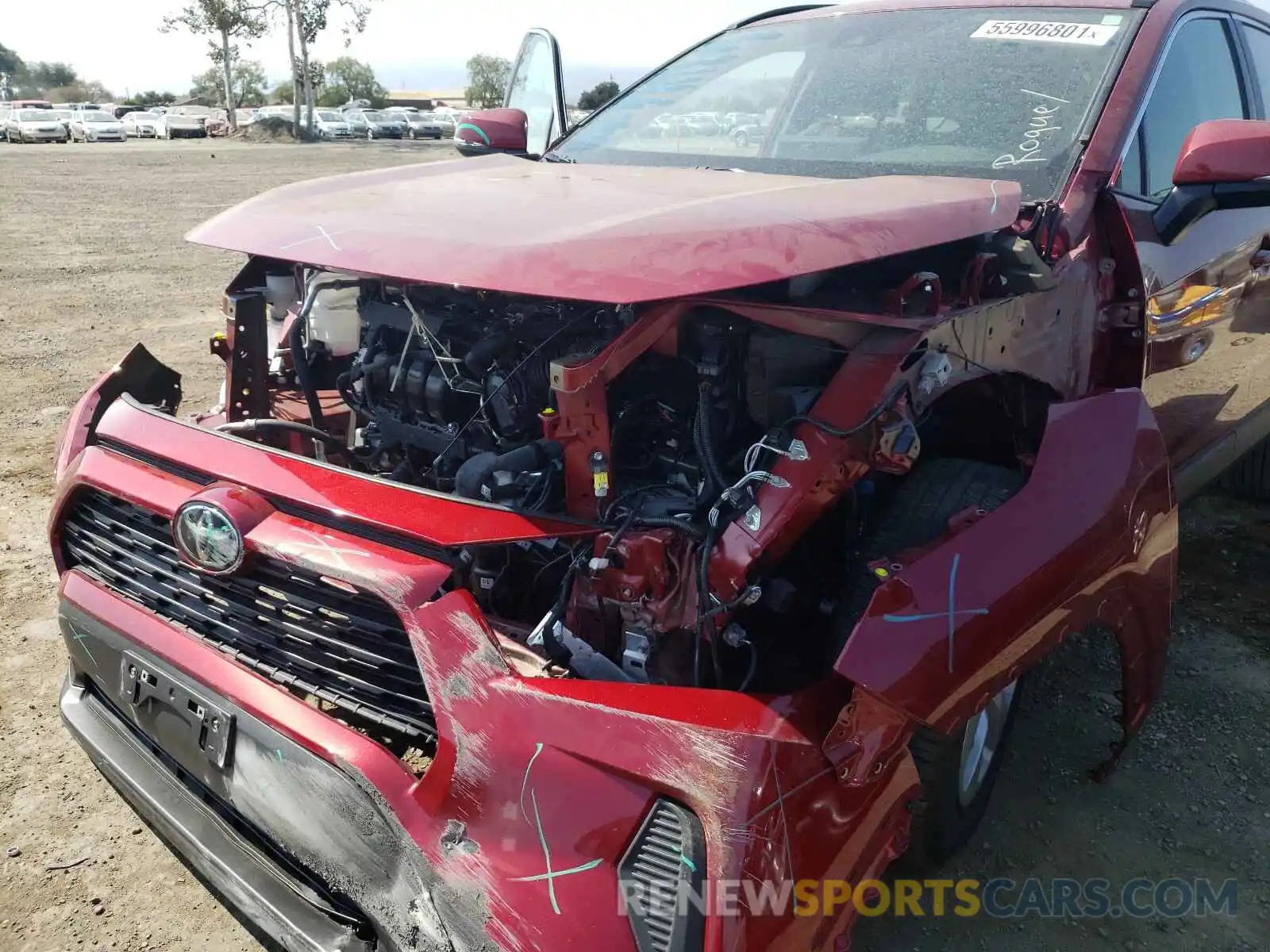 9 Photograph of a damaged car 2T3K1RFV3MW120535 TOYOTA RAV4 2021