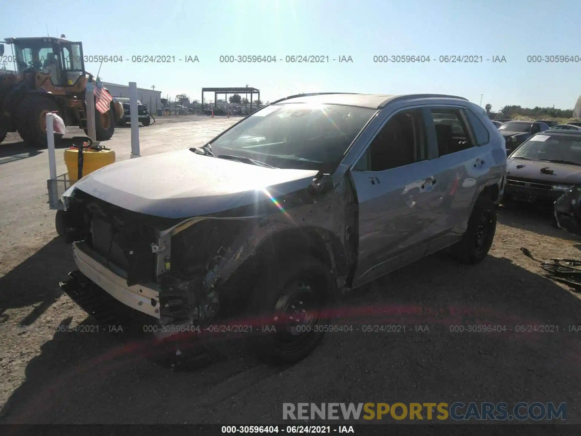 2 Photograph of a damaged car 2T3K1RFV3MW121247 TOYOTA RAV4 2021