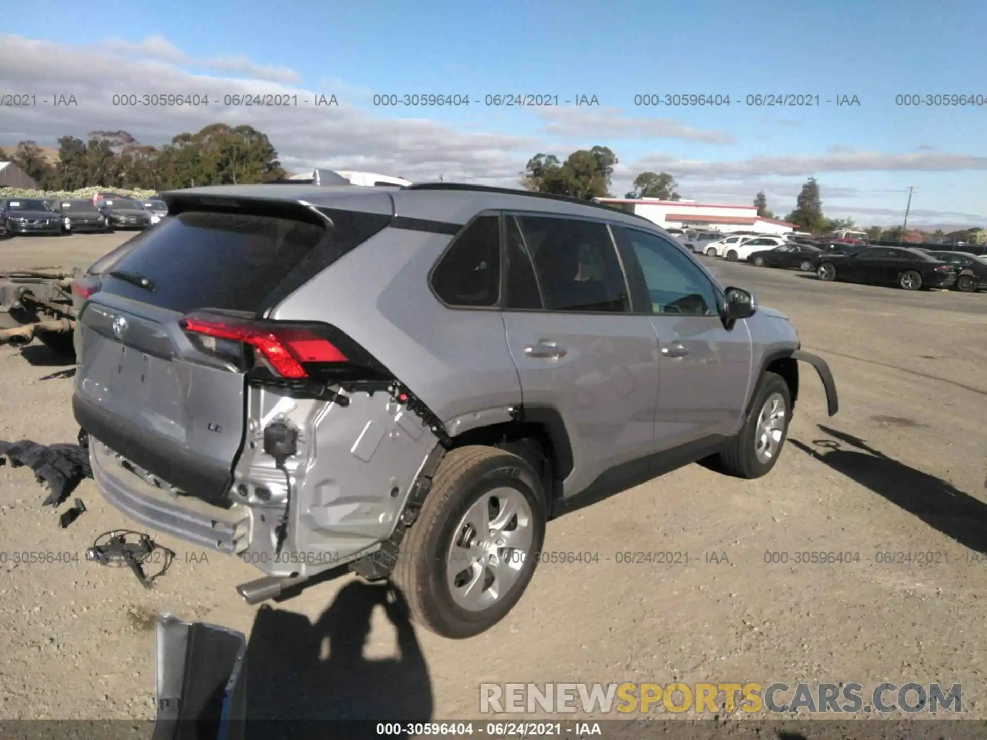 4 Photograph of a damaged car 2T3K1RFV3MW121247 TOYOTA RAV4 2021