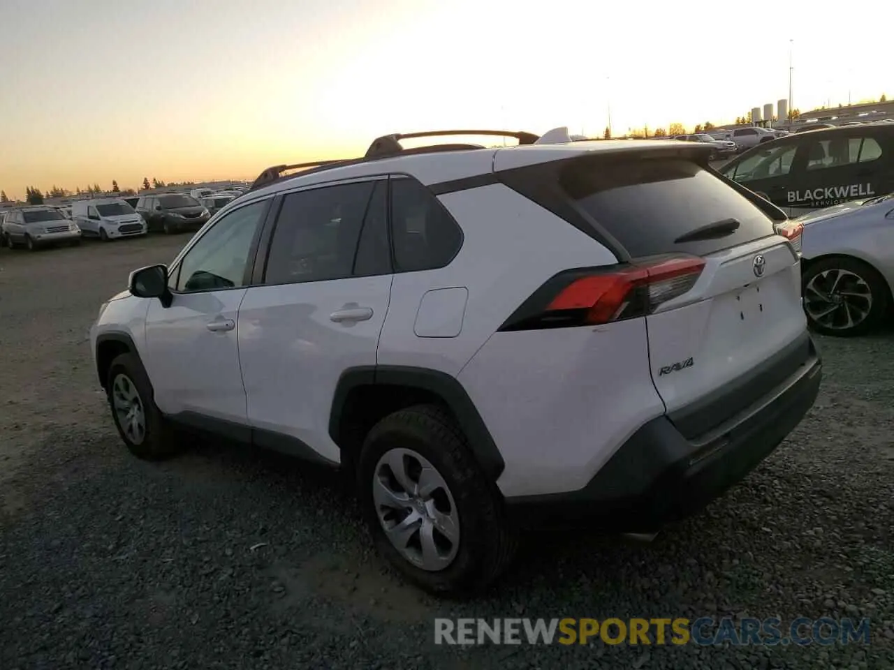 2 Photograph of a damaged car 2T3K1RFV4MC095954 TOYOTA RAV4 2021