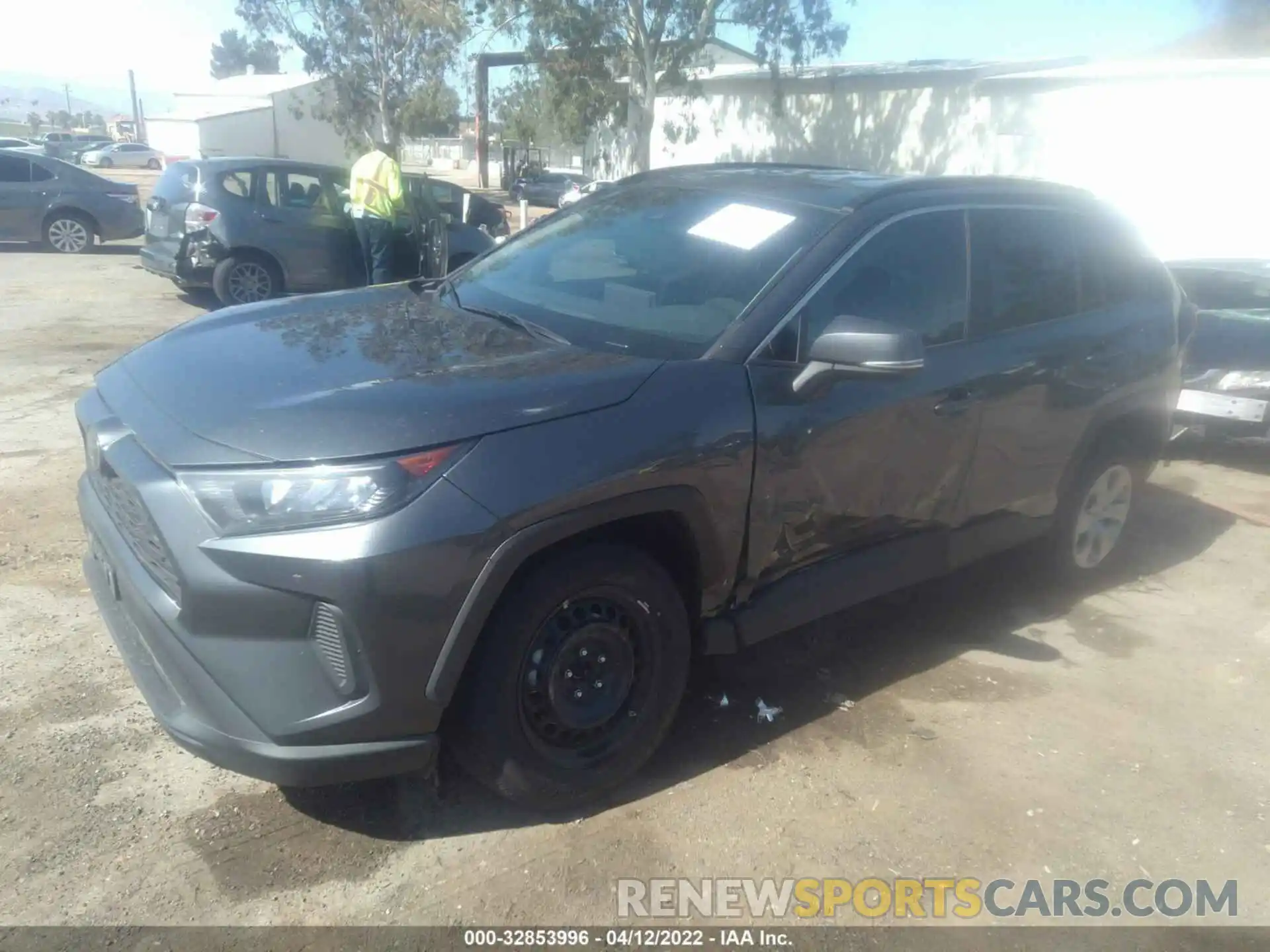 2 Photograph of a damaged car 2T3K1RFV4MC098756 TOYOTA RAV4 2021