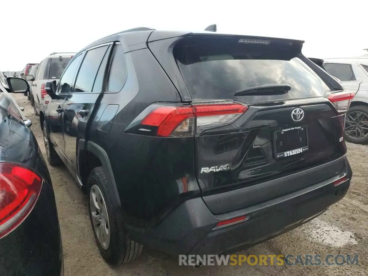 2 Photograph of a damaged car 2T3K1RFV4MC103275 TOYOTA RAV4 2021