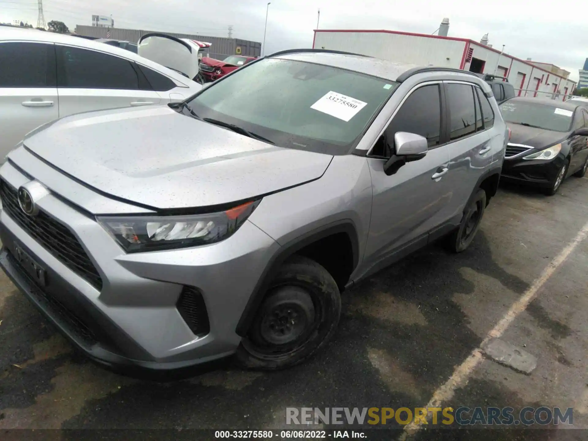 2 Photograph of a damaged car 2T3K1RFV5MC096644 TOYOTA RAV4 2021