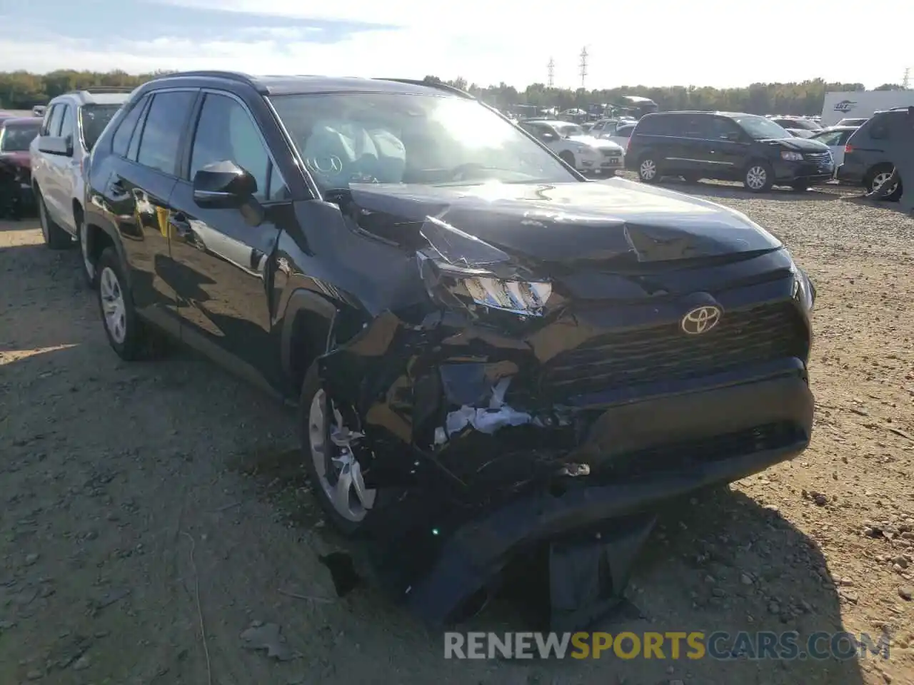 1 Photograph of a damaged car 2T3K1RFV5MC160150 TOYOTA RAV4 2021