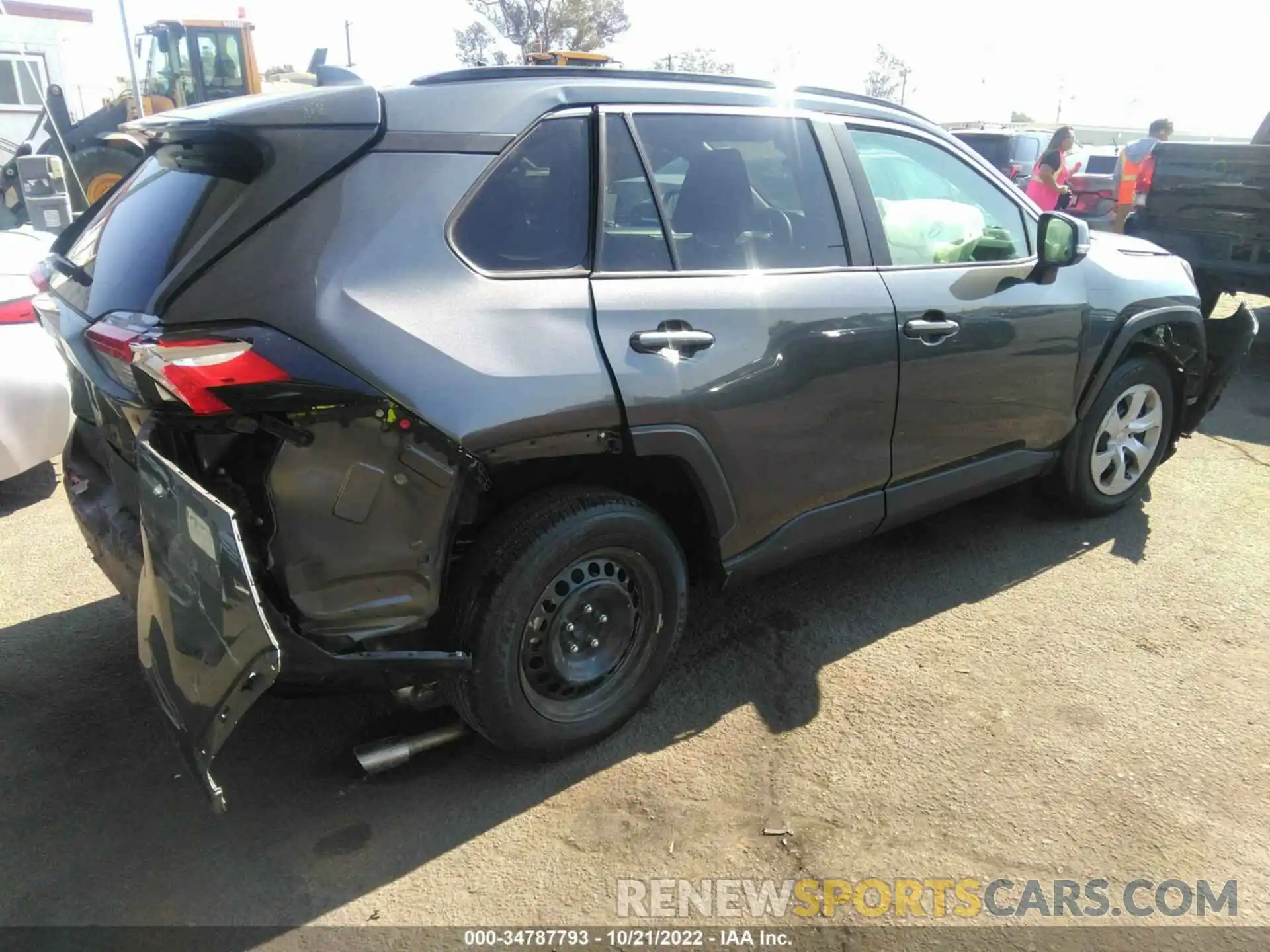 4 Photograph of a damaged car 2T3K1RFV7MC104727 TOYOTA RAV4 2021