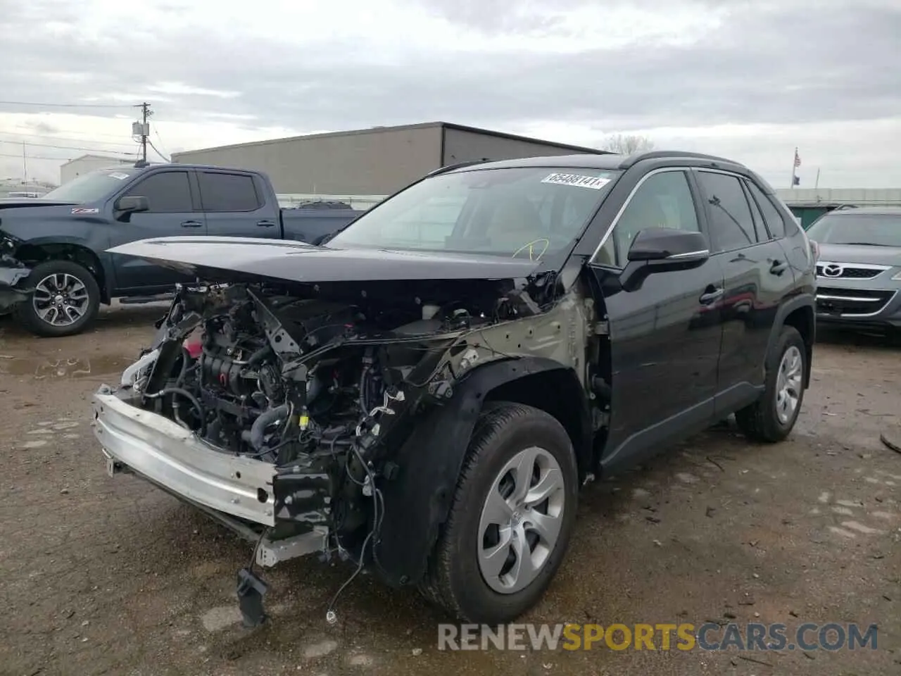 2 Photograph of a damaged car 2T3K1RFV7MC115646 TOYOTA RAV4 2021