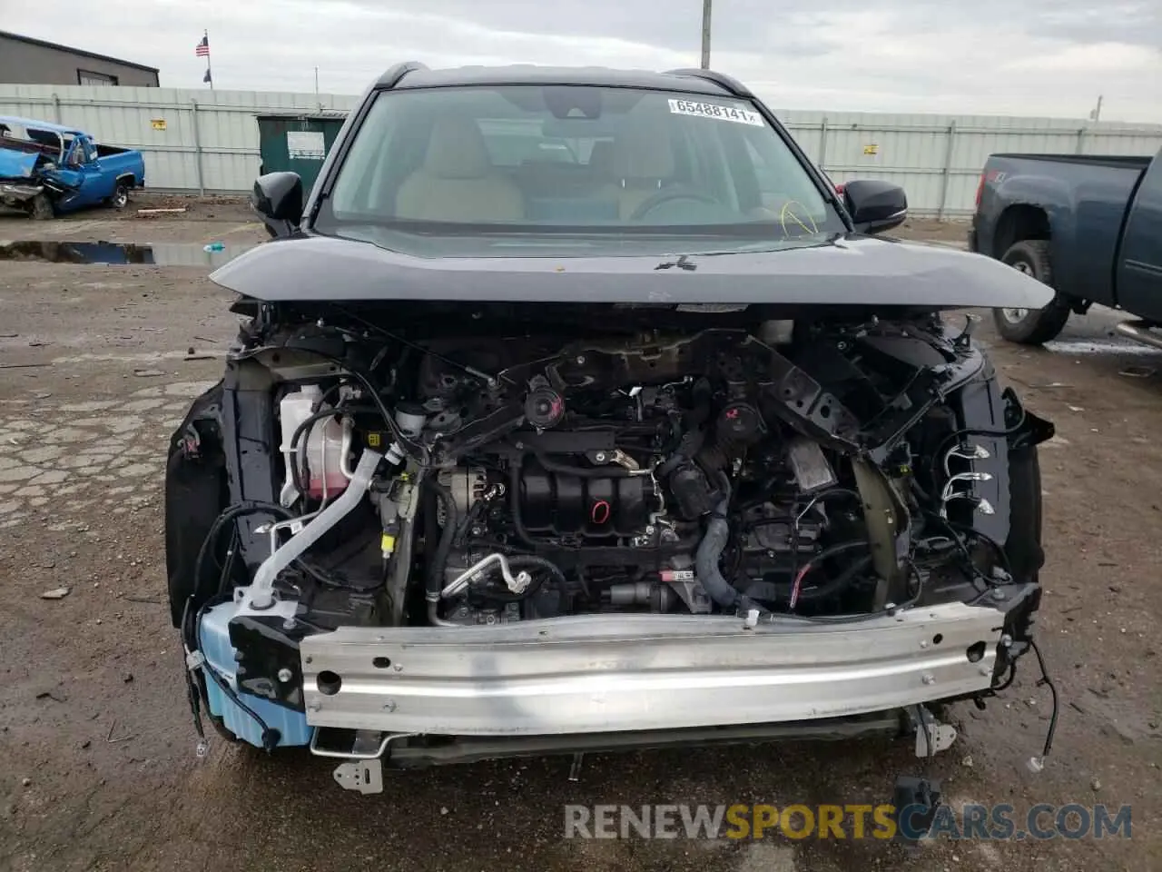 9 Photograph of a damaged car 2T3K1RFV7MC115646 TOYOTA RAV4 2021