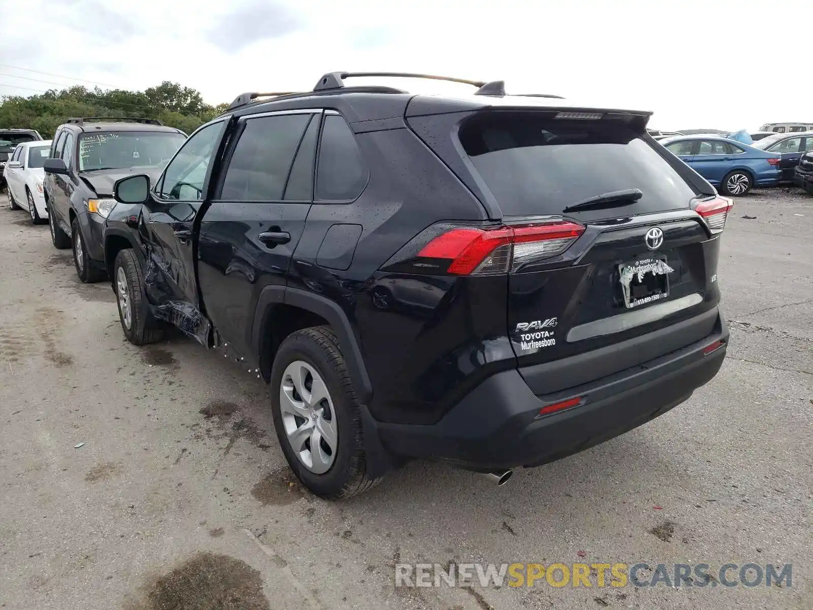 3 Photograph of a damaged car 2T3K1RFV7MC156939 TOYOTA RAV4 2021