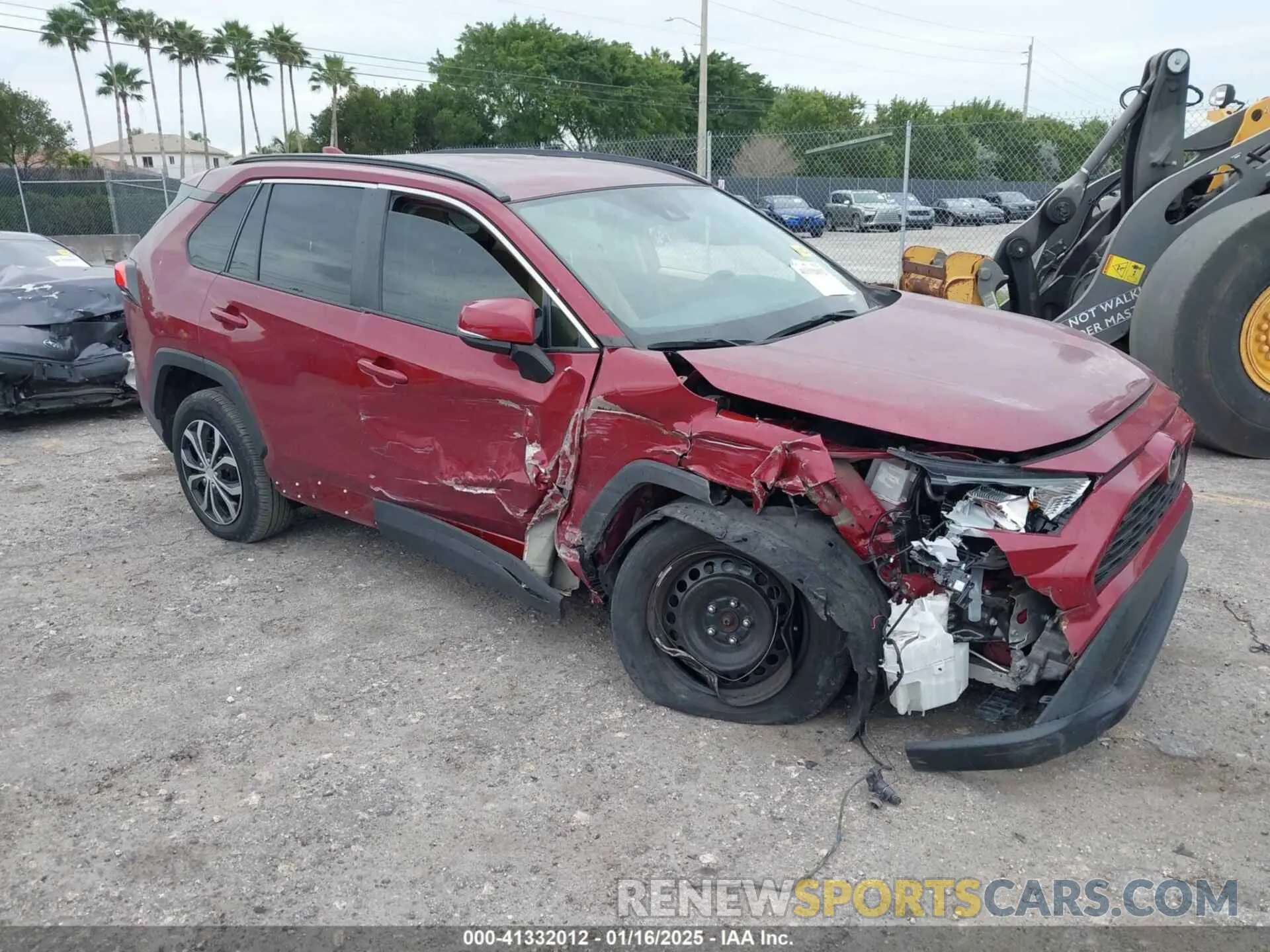 1 Photograph of a damaged car 2T3K1RFV7MW181998 TOYOTA RAV4 2021