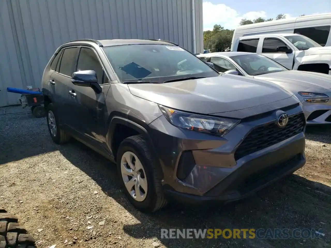 1 Photograph of a damaged car 2T3K1RFV8MC168274 TOYOTA RAV4 2021