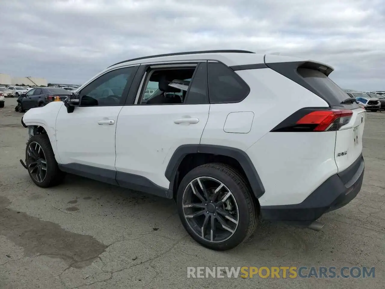 2 Photograph of a damaged car 2T3K1RFV8MW141607 TOYOTA RAV4 2021