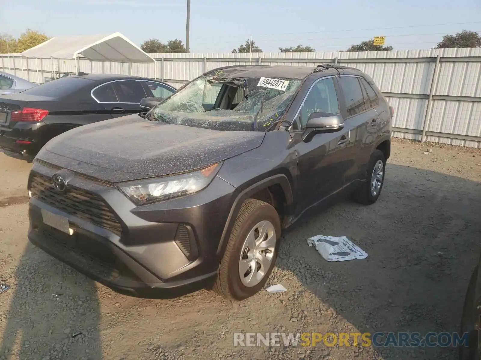 2 Photograph of a damaged car 2T3K1RFVXMC113146 TOYOTA RAV4 2021