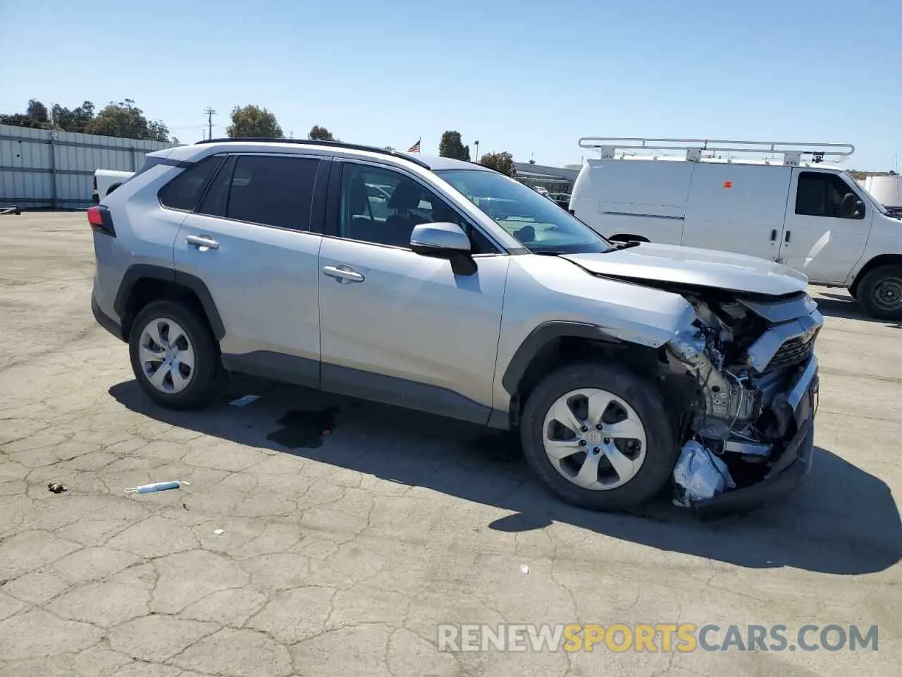 4 Photograph of a damaged car 2T3K1RFVXMC126883 TOYOTA RAV4 2021