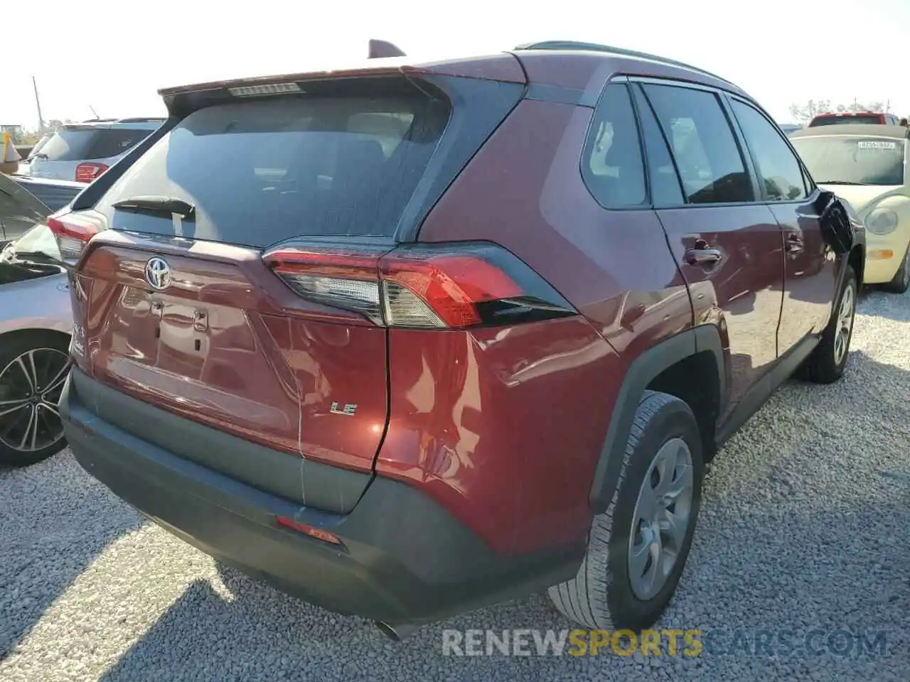 4 Photograph of a damaged car 2T3K1RFVXMW104056 TOYOTA RAV4 2021