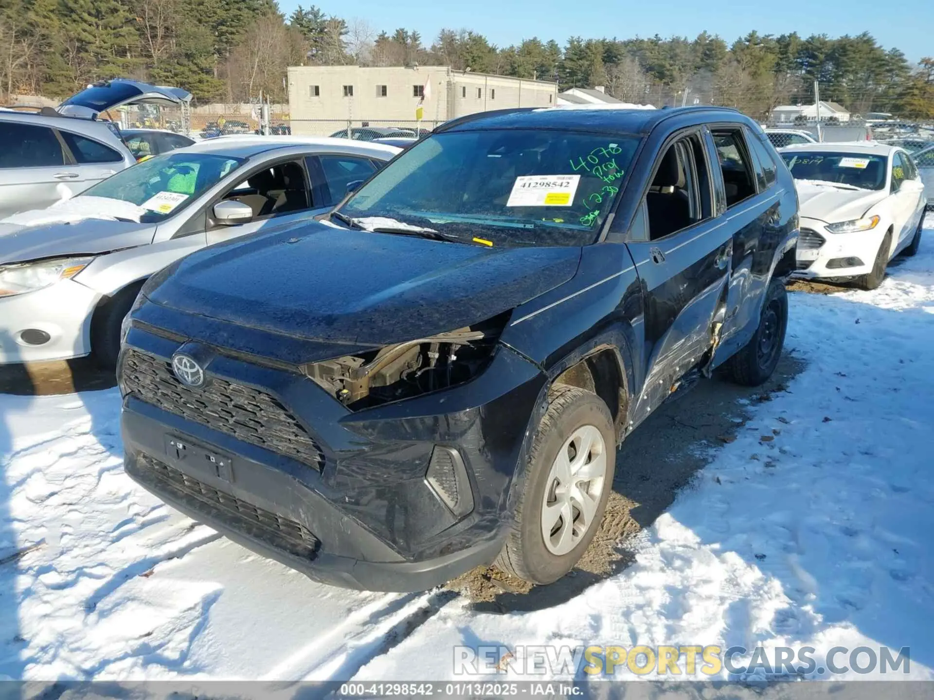 2 Photograph of a damaged car 2T3K1RFVXMW107264 TOYOTA RAV4 2021