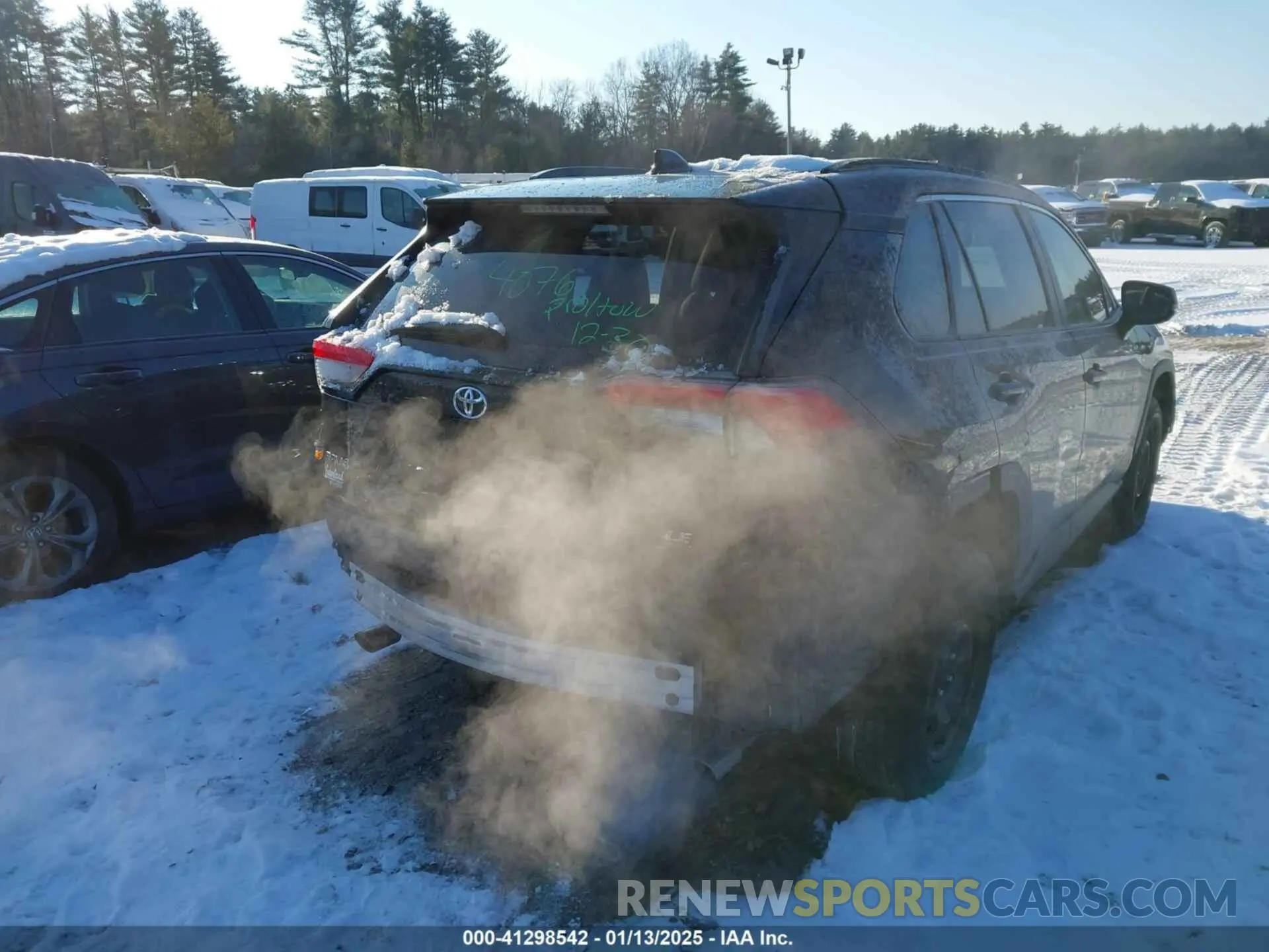 4 Photograph of a damaged car 2T3K1RFVXMW107264 TOYOTA RAV4 2021