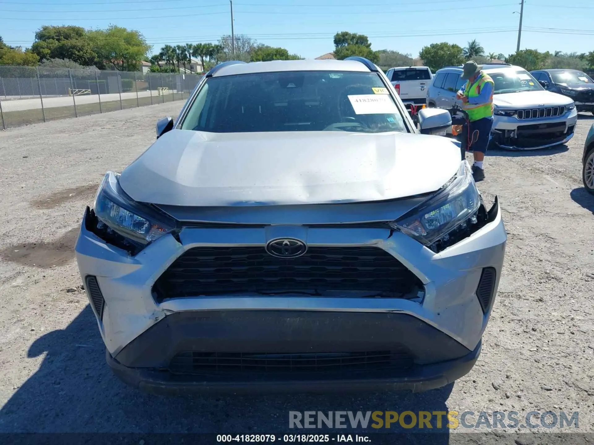 12 Photograph of a damaged car 2T3K1RFVXMW137445 TOYOTA RAV4 2021