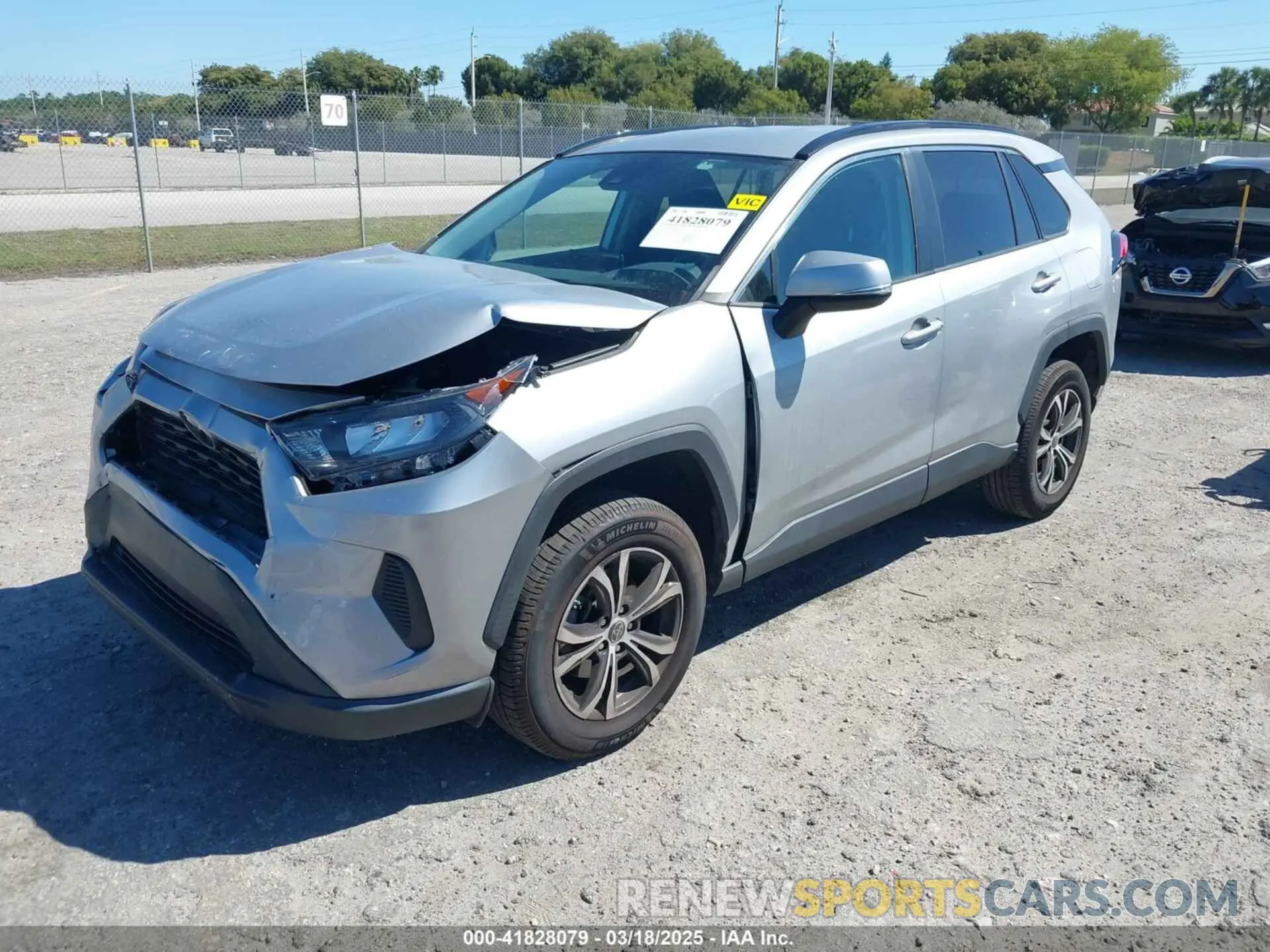 2 Photograph of a damaged car 2T3K1RFVXMW137445 TOYOTA RAV4 2021