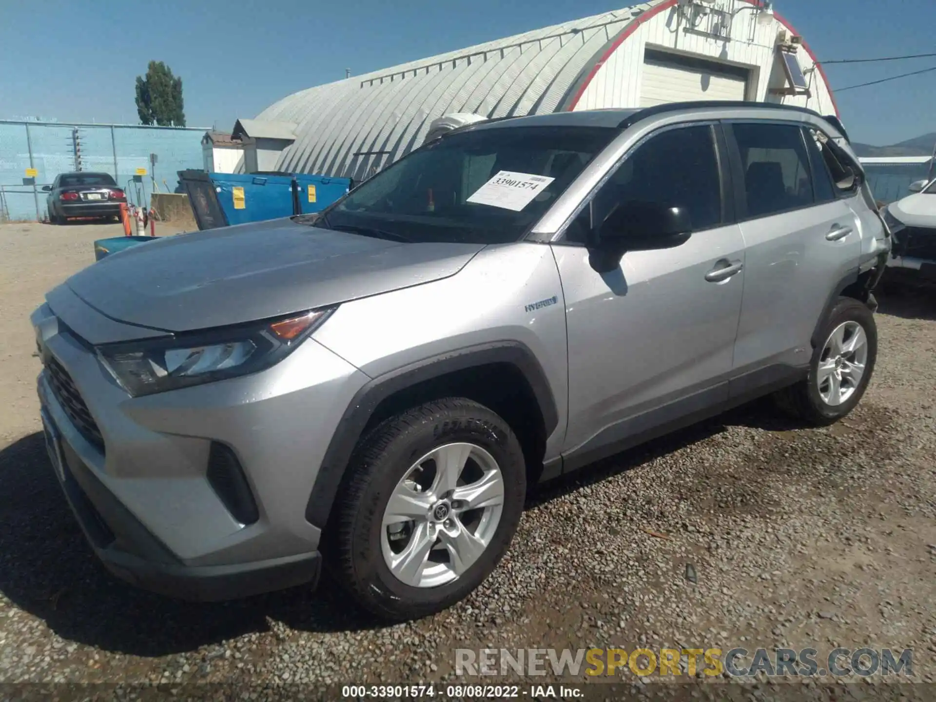 2 Photograph of a damaged car 2T3L6RFV4MW012320 TOYOTA RAV4 2021