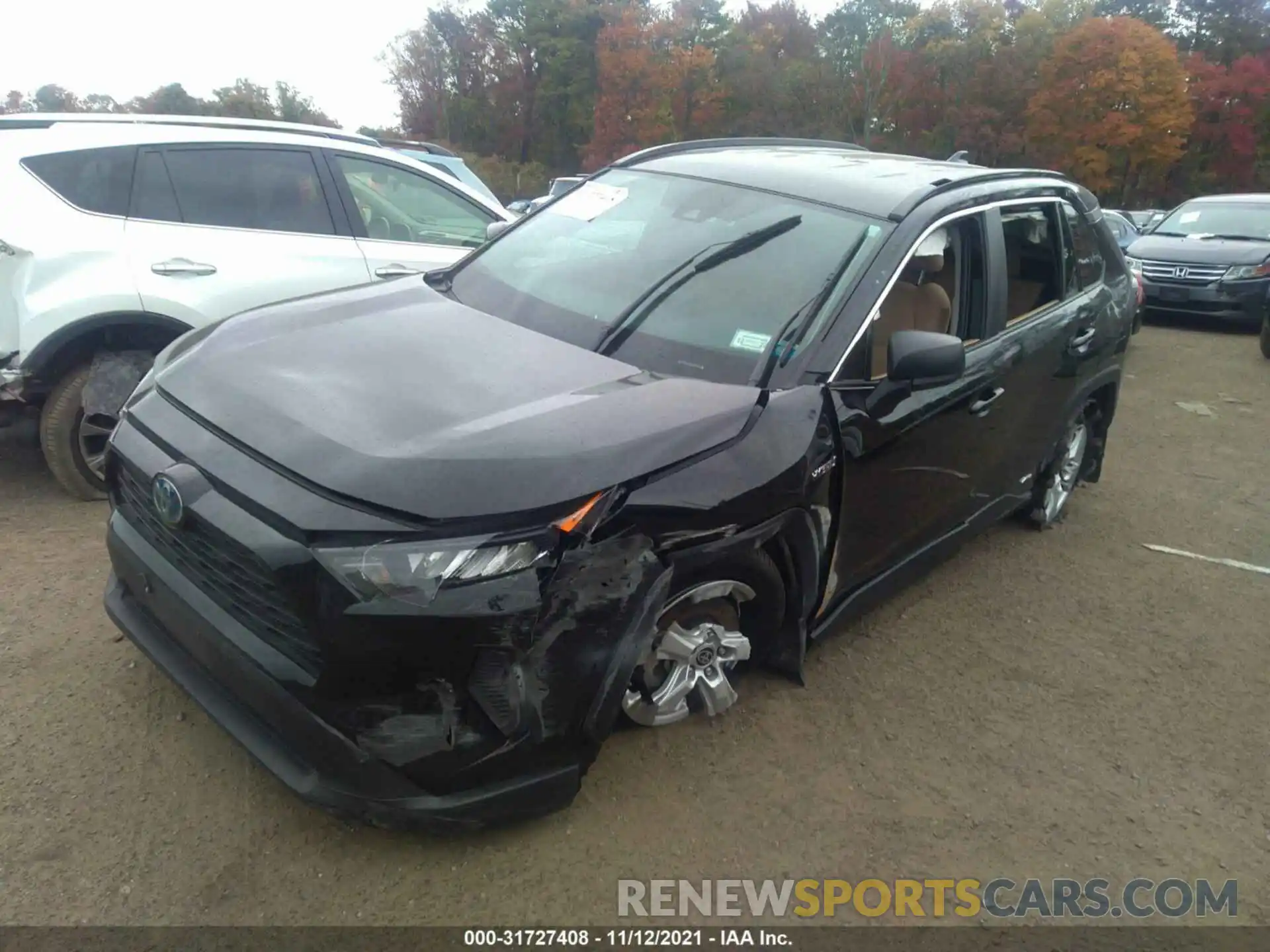 2 Photograph of a damaged car 2T3L6RFV9MW011356 TOYOTA RAV4 2021