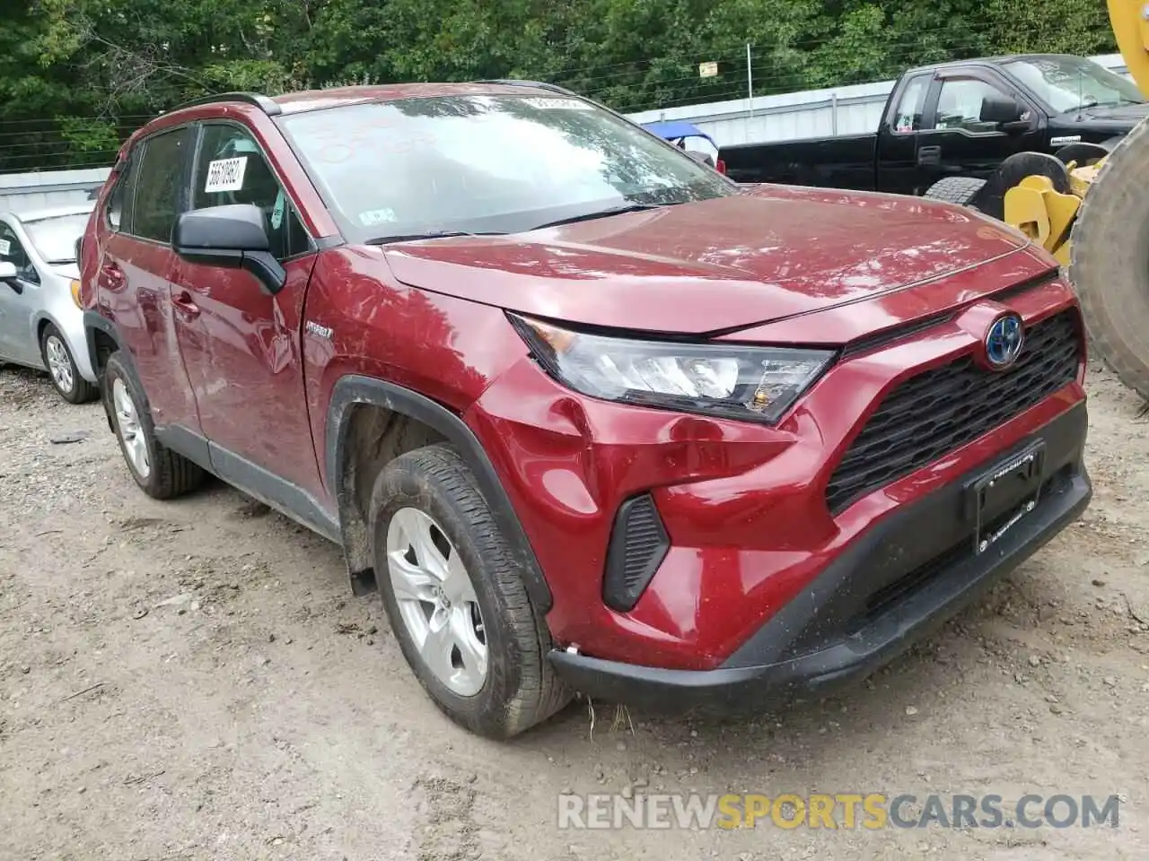 1 Photograph of a damaged car 2T3LWRFV8MW115692 TOYOTA RAV4 2021