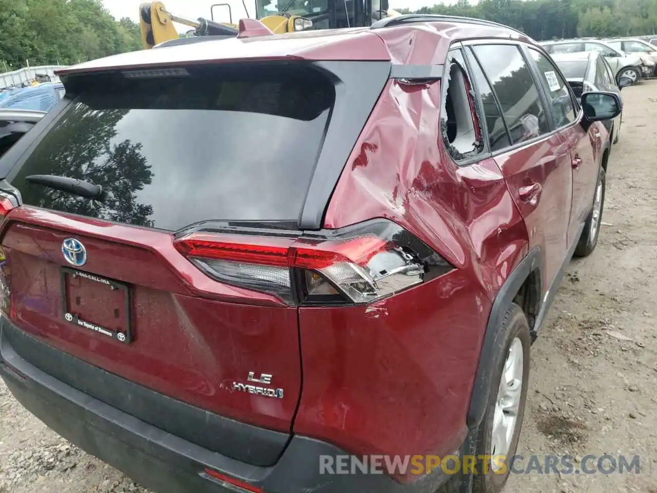 9 Photograph of a damaged car 2T3LWRFV8MW115692 TOYOTA RAV4 2021