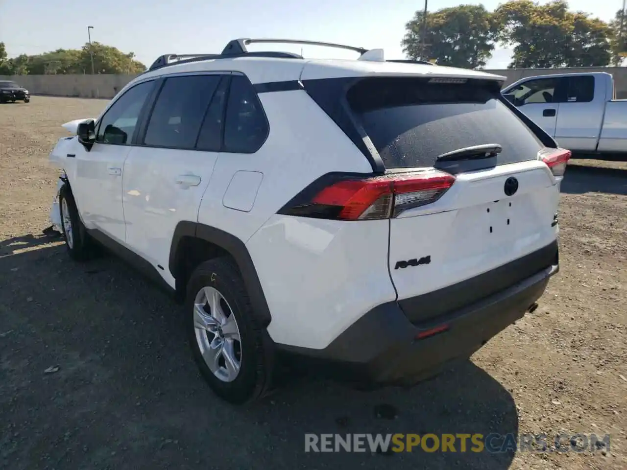 3 Photograph of a damaged car 2T3LWRFV9MW114504 TOYOTA RAV4 2021