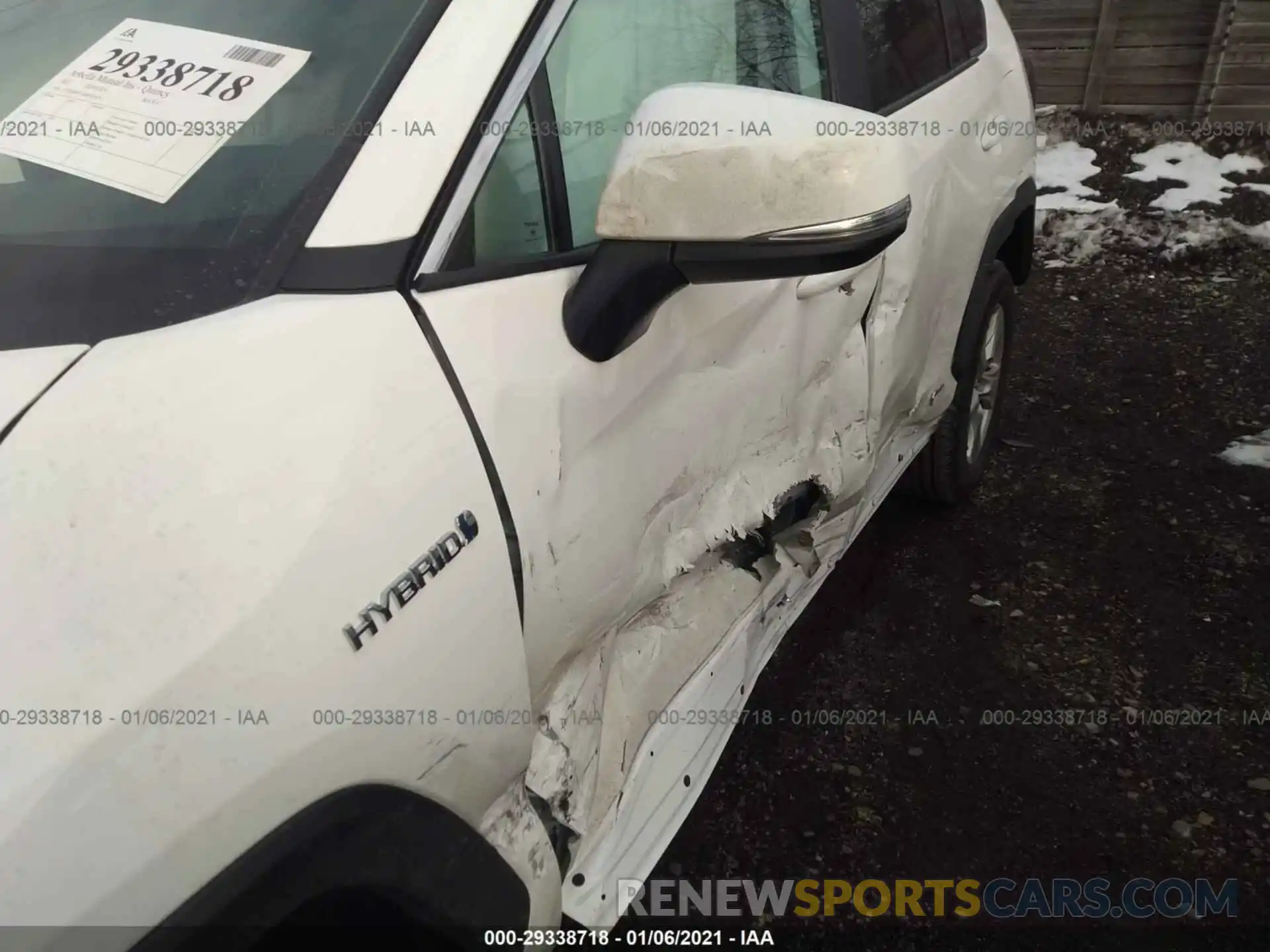 6 Photograph of a damaged car 2T3M6RFV1MW005491 TOYOTA RAV4 2021