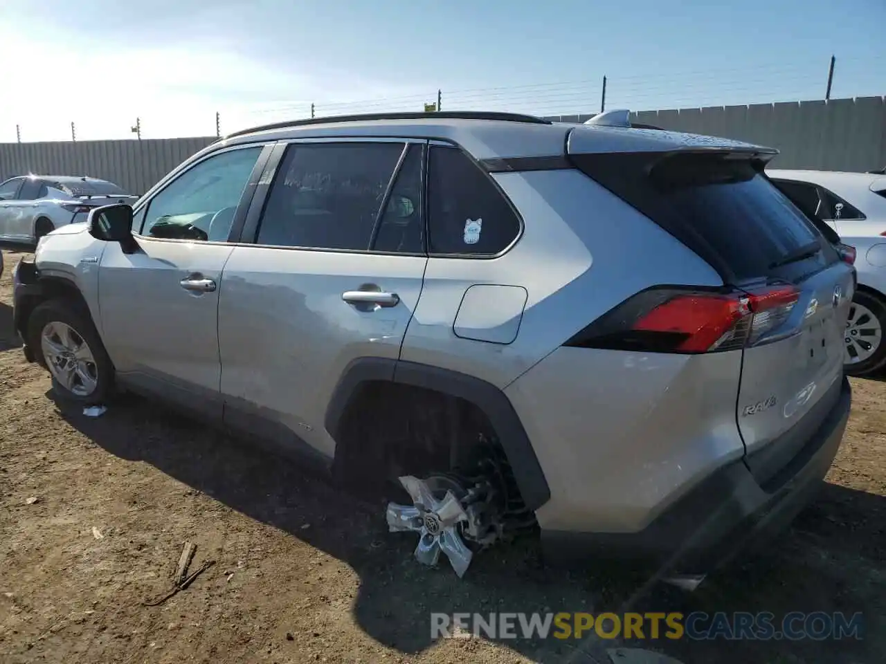 2 Photograph of a damaged car 2T3M6RFV1MW010769 TOYOTA RAV4 2021