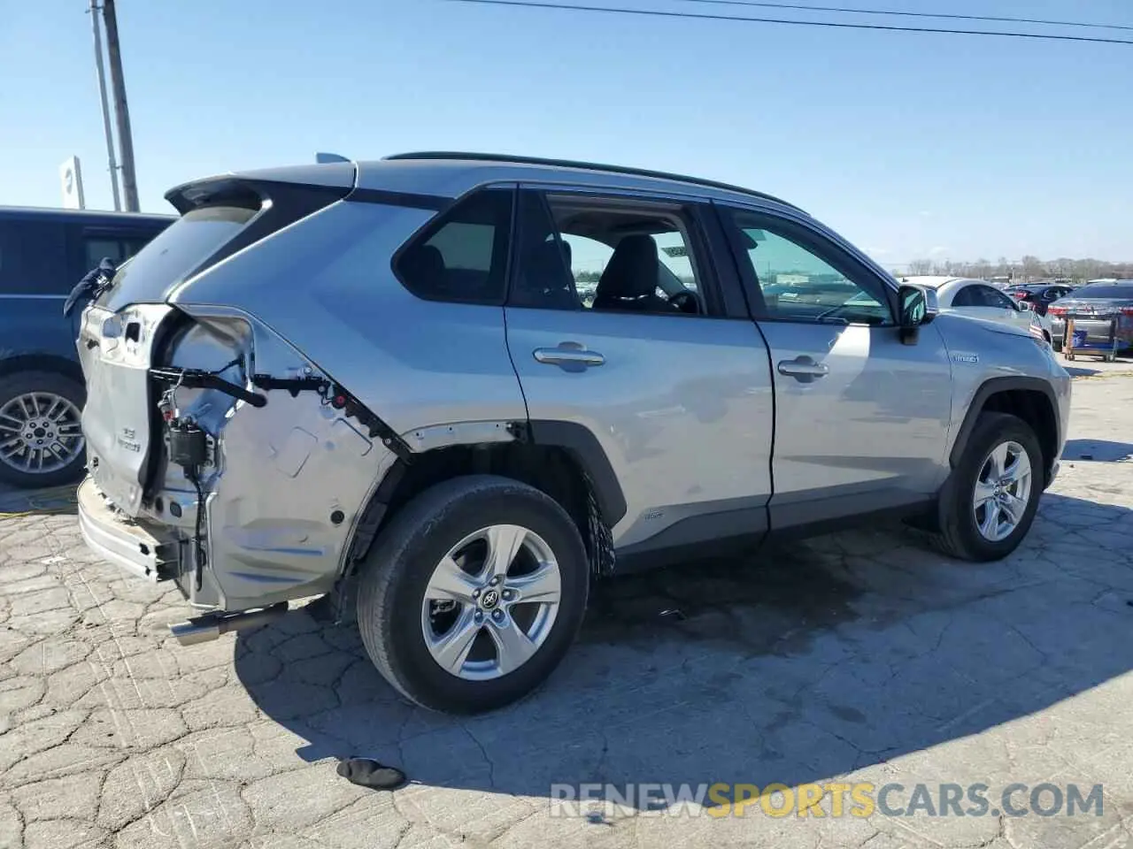 3 Photograph of a damaged car 2T3M6RFV2MW013499 TOYOTA RAV4 2021
