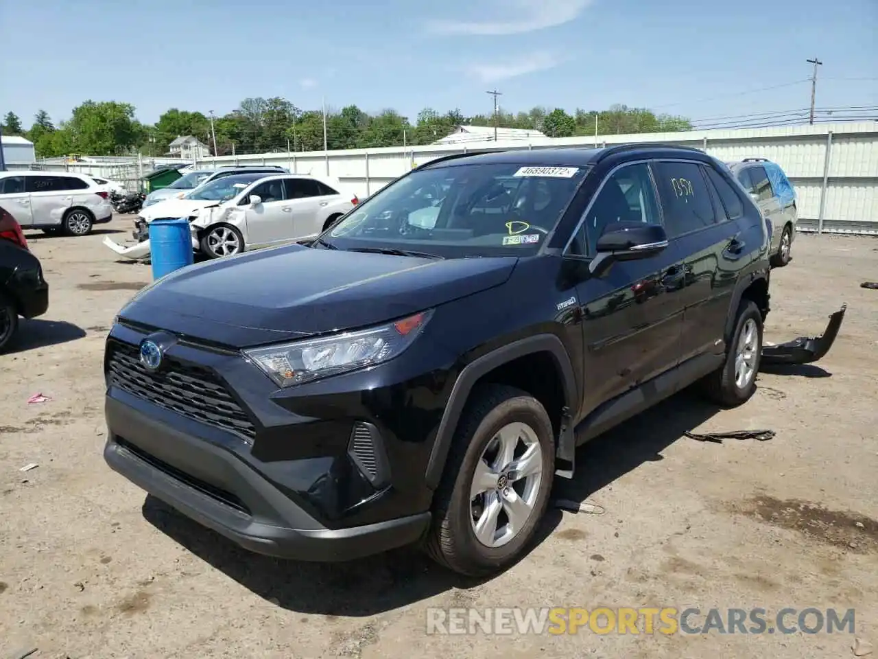 2 Photograph of a damaged car 2T3M6RFV2MW017312 TOYOTA RAV4 2021