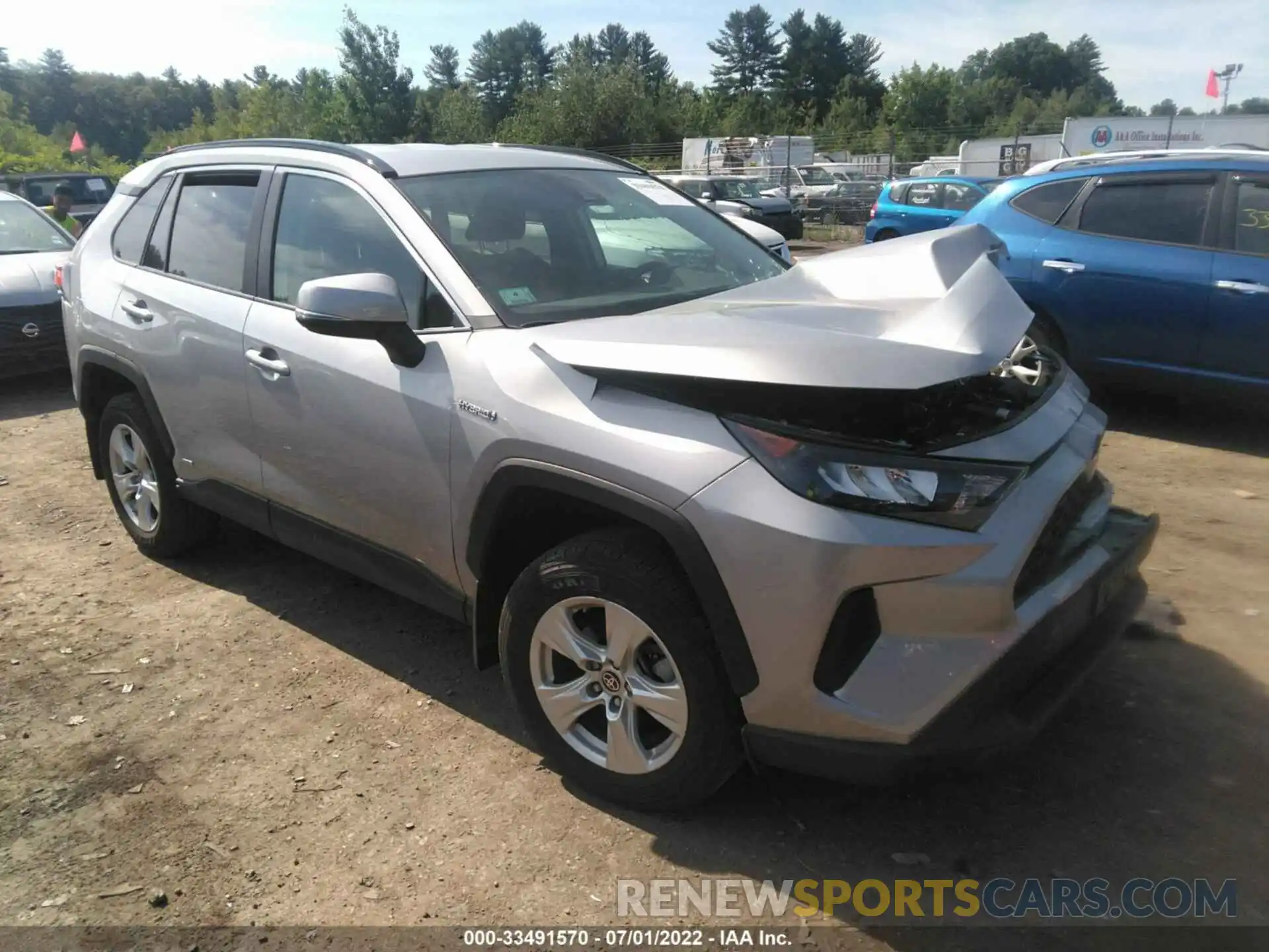 1 Photograph of a damaged car 2T3MWRFV3MW115331 TOYOTA RAV4 2021