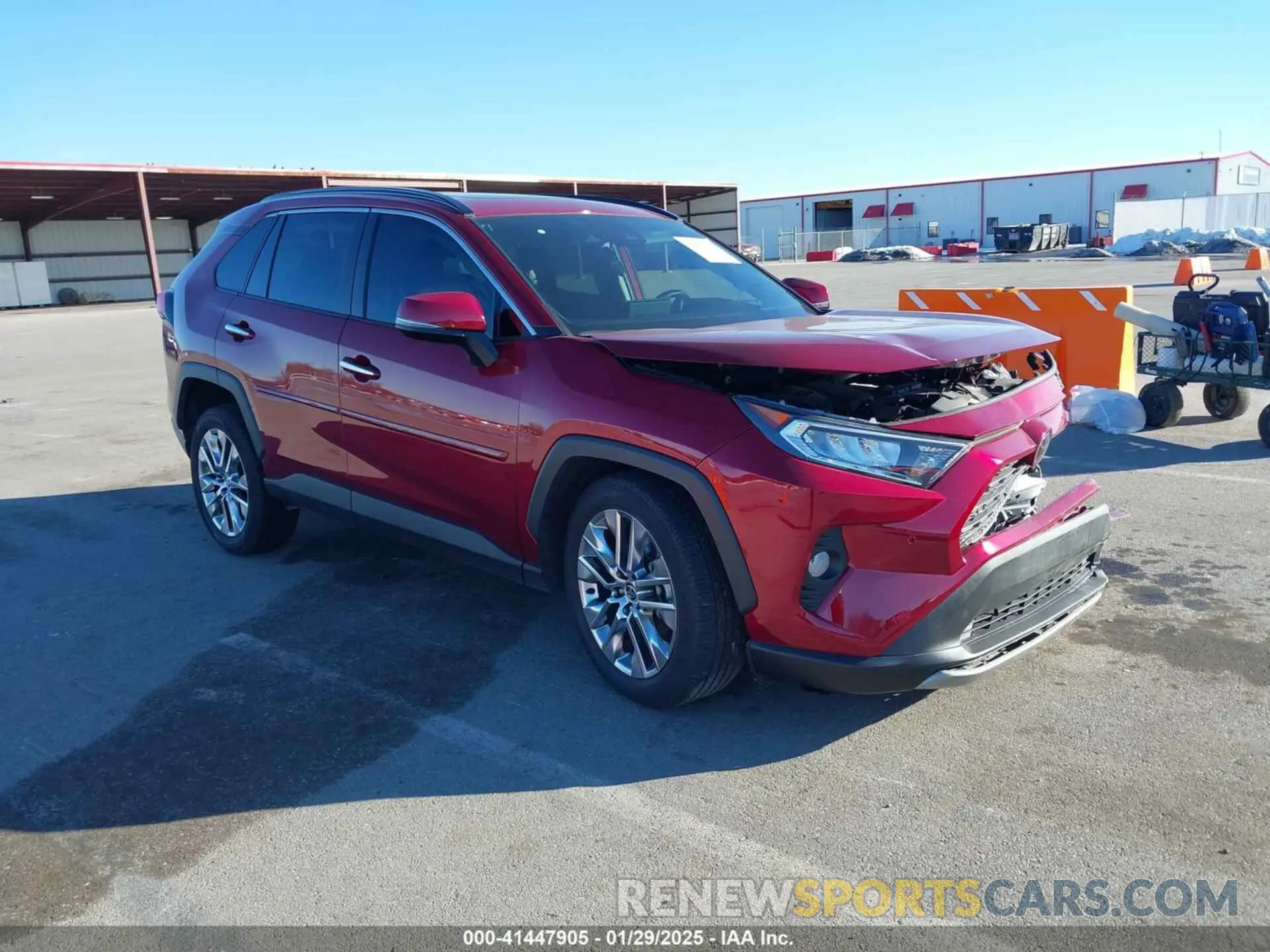 1 Photograph of a damaged car 2T3N1RFV0MW247059 TOYOTA RAV4 2021