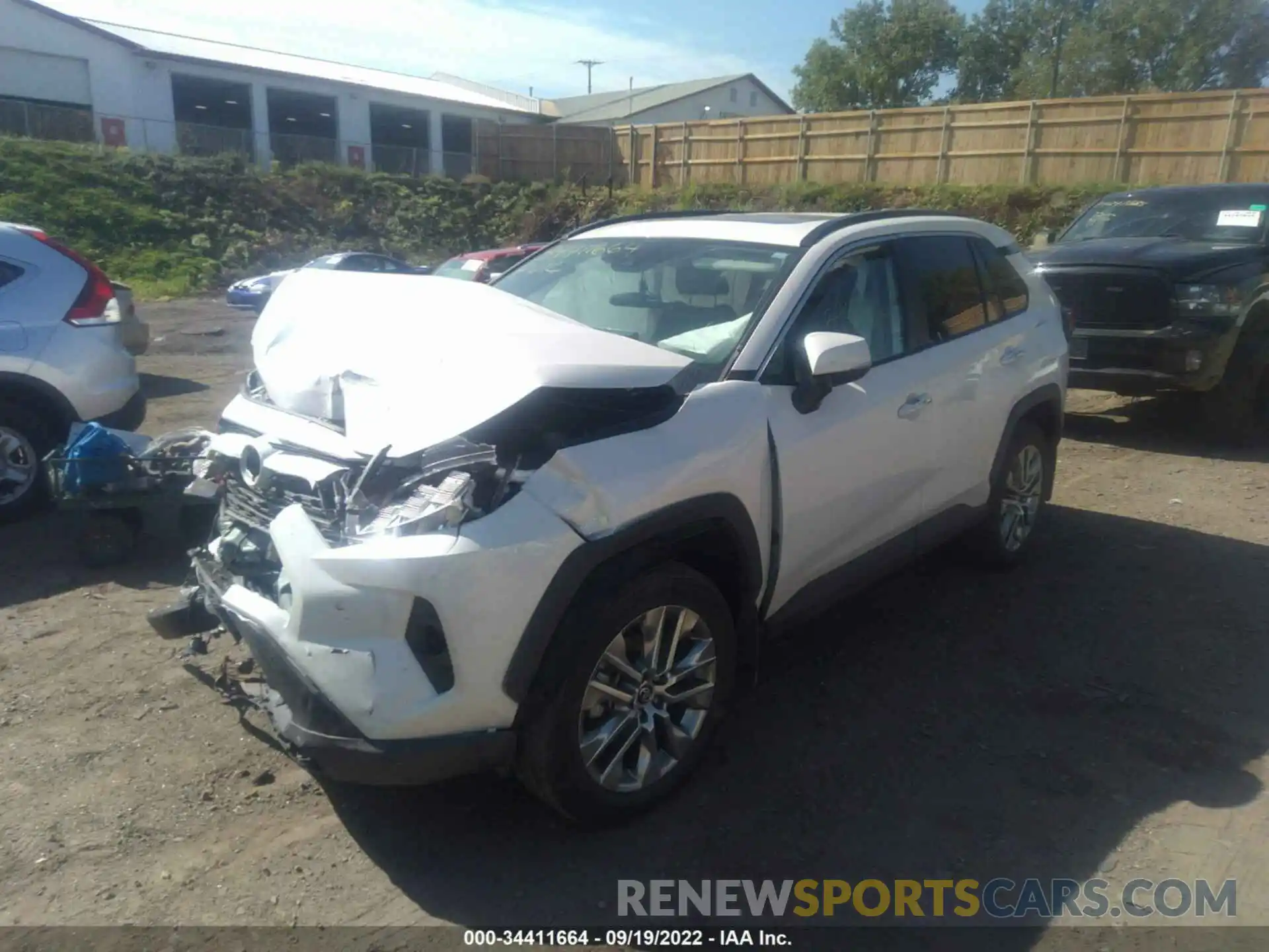 2 Photograph of a damaged car 2T3N1RFV3MW165312 TOYOTA RAV4 2021