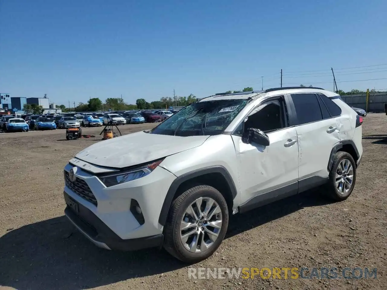 1 Photograph of a damaged car 2T3N1RFV5MW207673 TOYOTA RAV4 2021