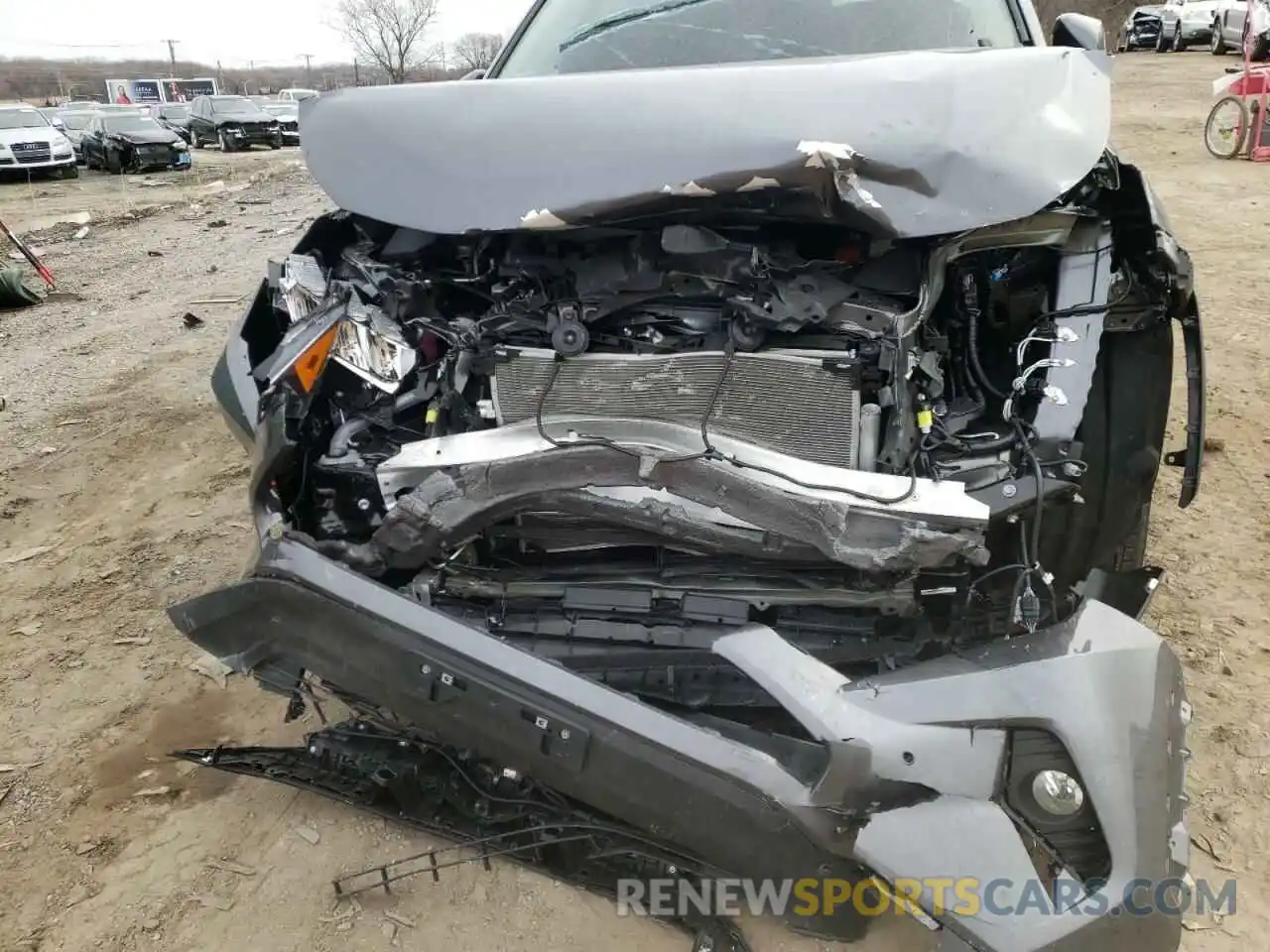 9 Photograph of a damaged car 2T3N1RFV6MC247858 TOYOTA RAV4 2021