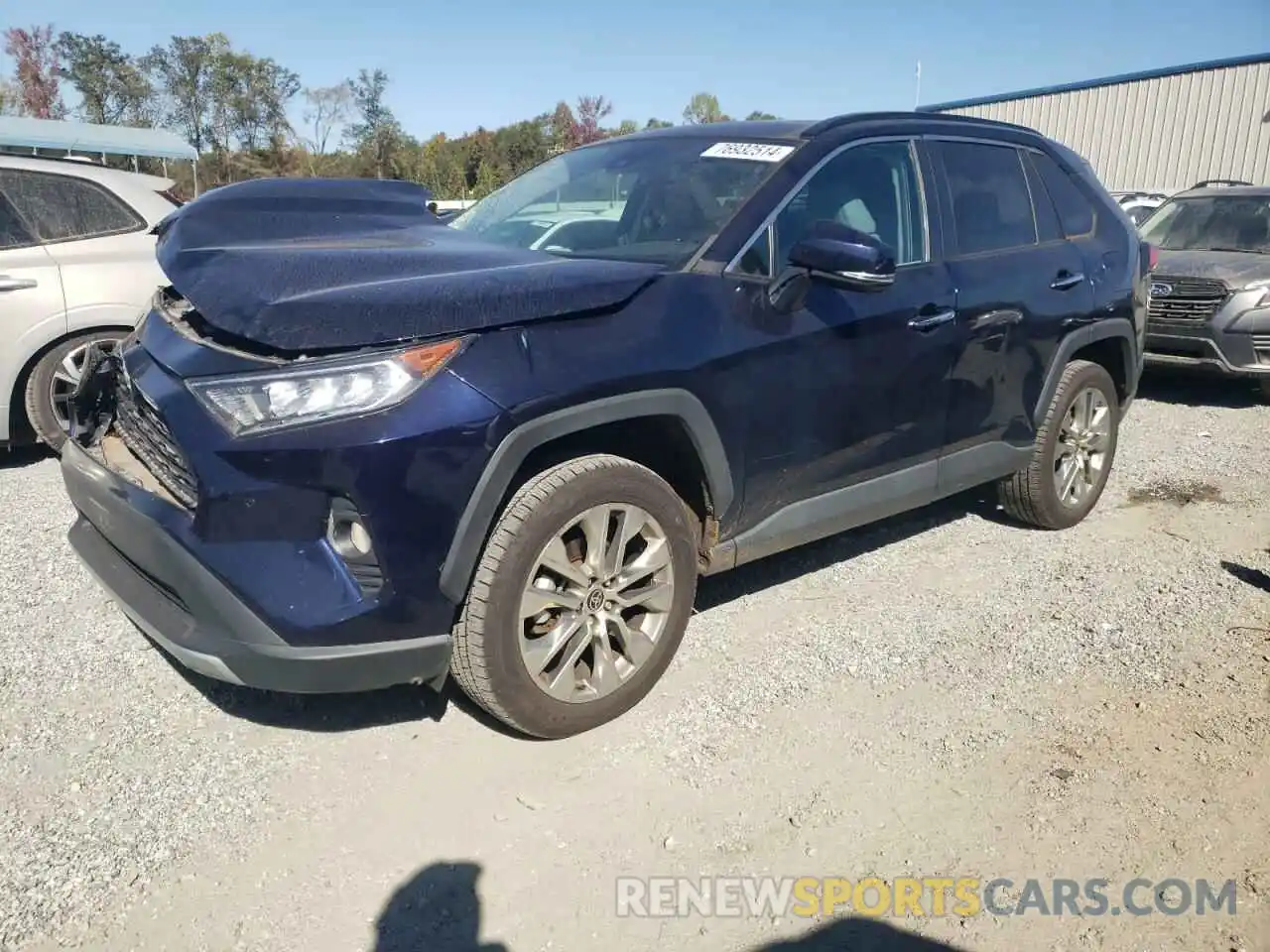 1 Photograph of a damaged car 2T3N1RFV7MW240030 TOYOTA RAV4 2021