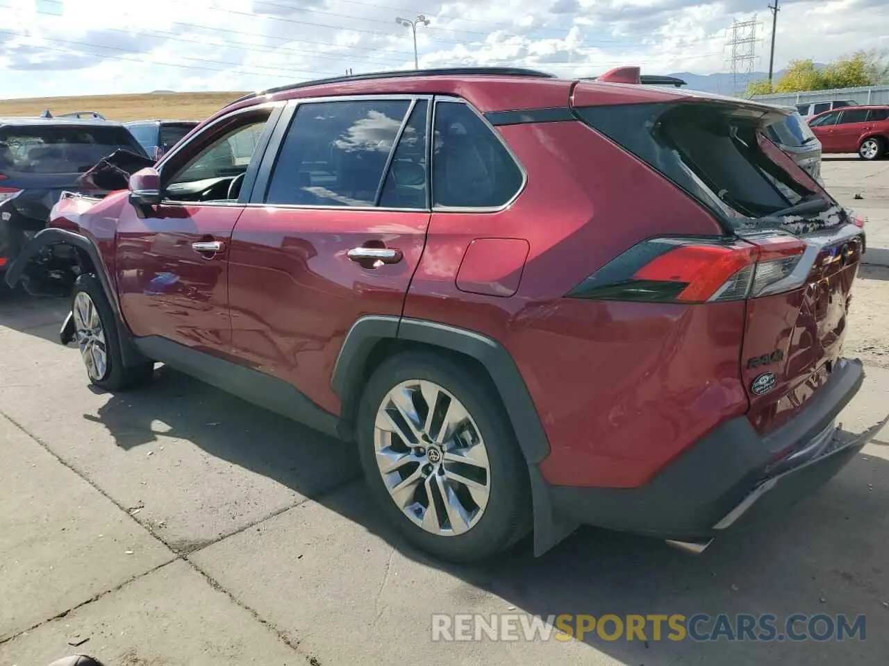 2 Photograph of a damaged car 2T3N1RFV8MW229912 TOYOTA RAV4 2021