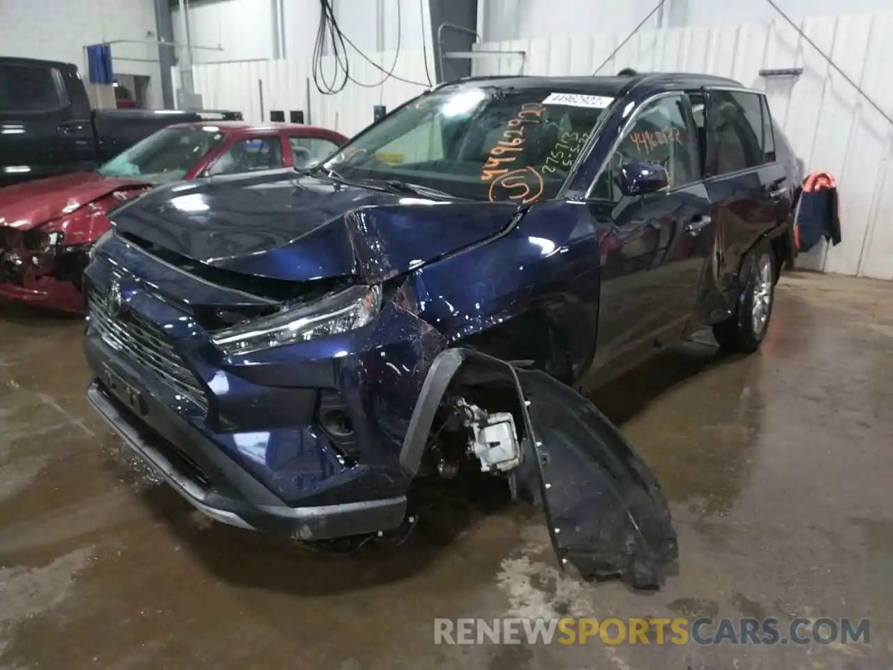 2 Photograph of a damaged car 2T3N1RFV8MW232485 TOYOTA RAV4 2021