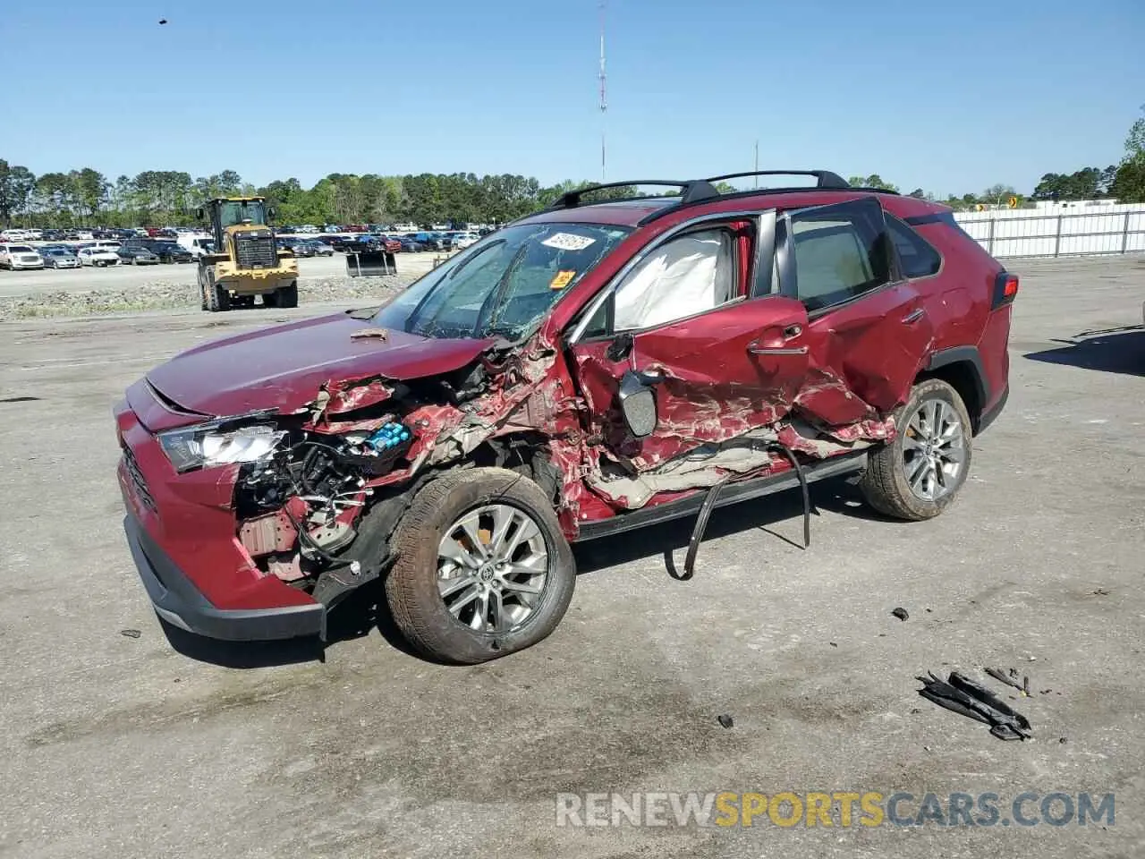 1 Photograph of a damaged car 2T3N1RFV9MW202007 TOYOTA RAV4 2021