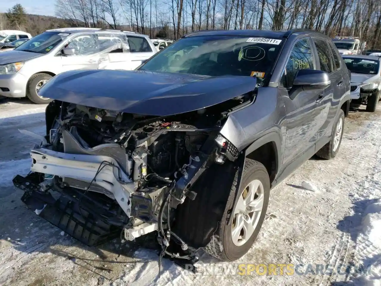 2 Photograph of a damaged car 2T3P1RFV0MC185401 TOYOTA RAV4 2021