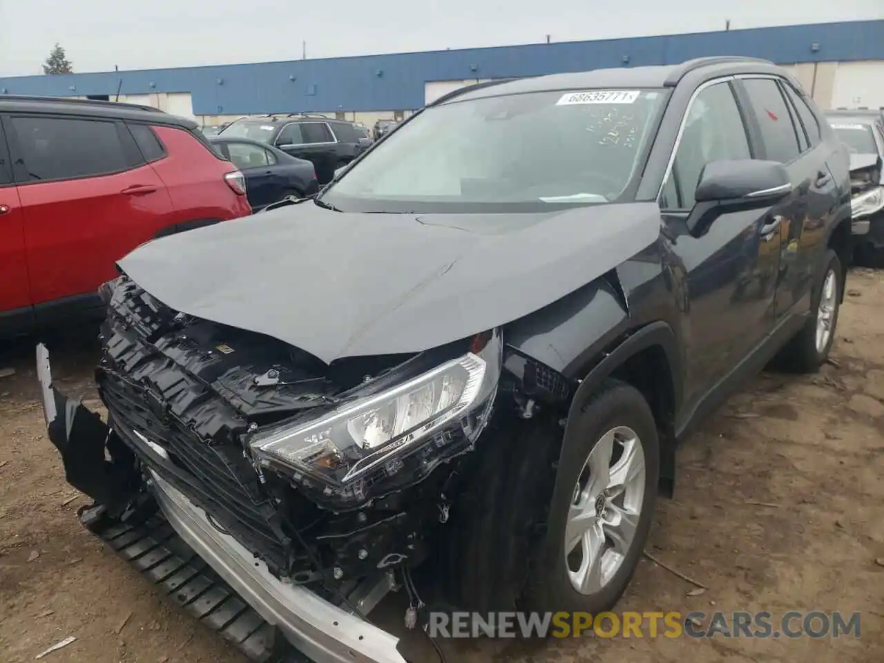 2 Photograph of a damaged car 2T3P1RFV0MC213682 TOYOTA RAV4 2021