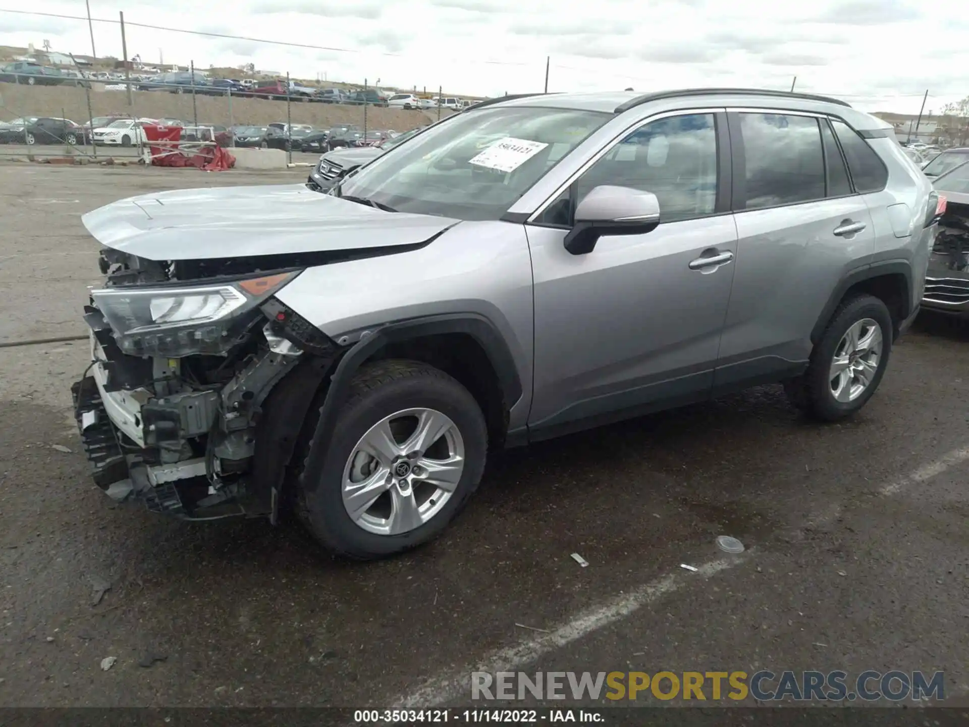 2 Photograph of a damaged car 2T3P1RFV0MC223189 TOYOTA RAV4 2021