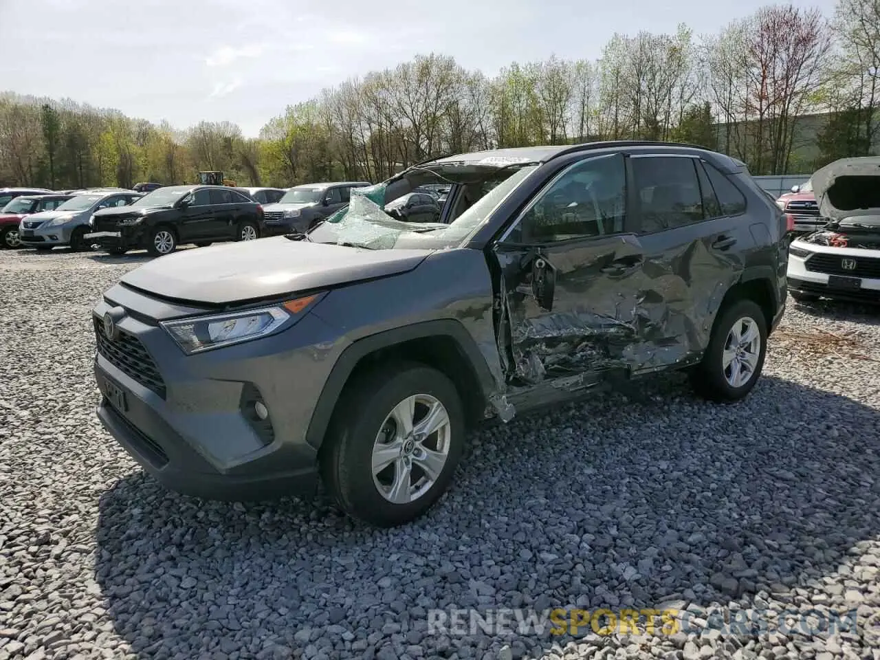 1 Photograph of a damaged car 2T3P1RFV0MC226772 TOYOTA RAV4 2021