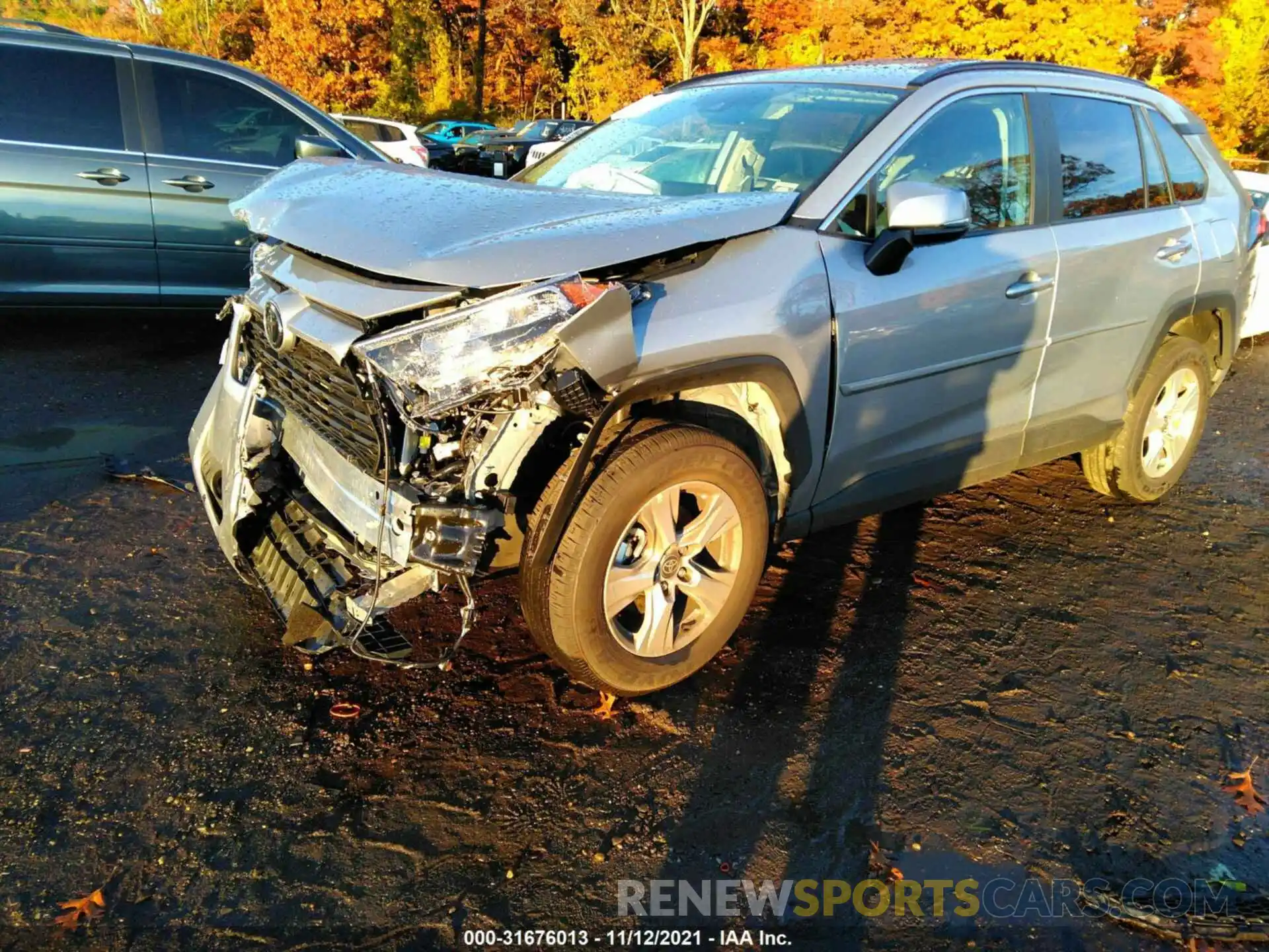 2 Photograph of a damaged car 2T3P1RFV0MC227596 TOYOTA RAV4 2021